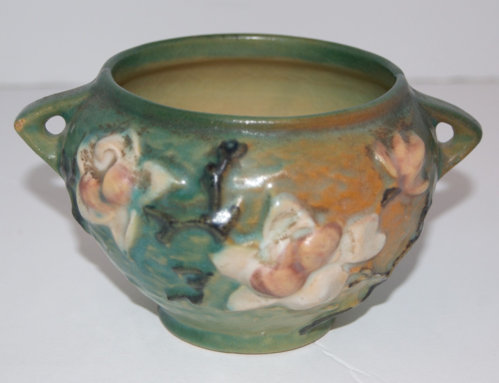 Roseville Pottery Magnolia Mini Pot Planter Vase 6653 MCM USA #