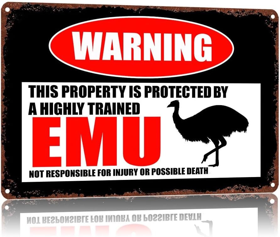 Emu Vintage Aluminum Print Poster Tin Metal Signs Home Décor 8x12 Emu Vintage Aluminum Print Poster Tin Metal Signs Home Décor 8x12