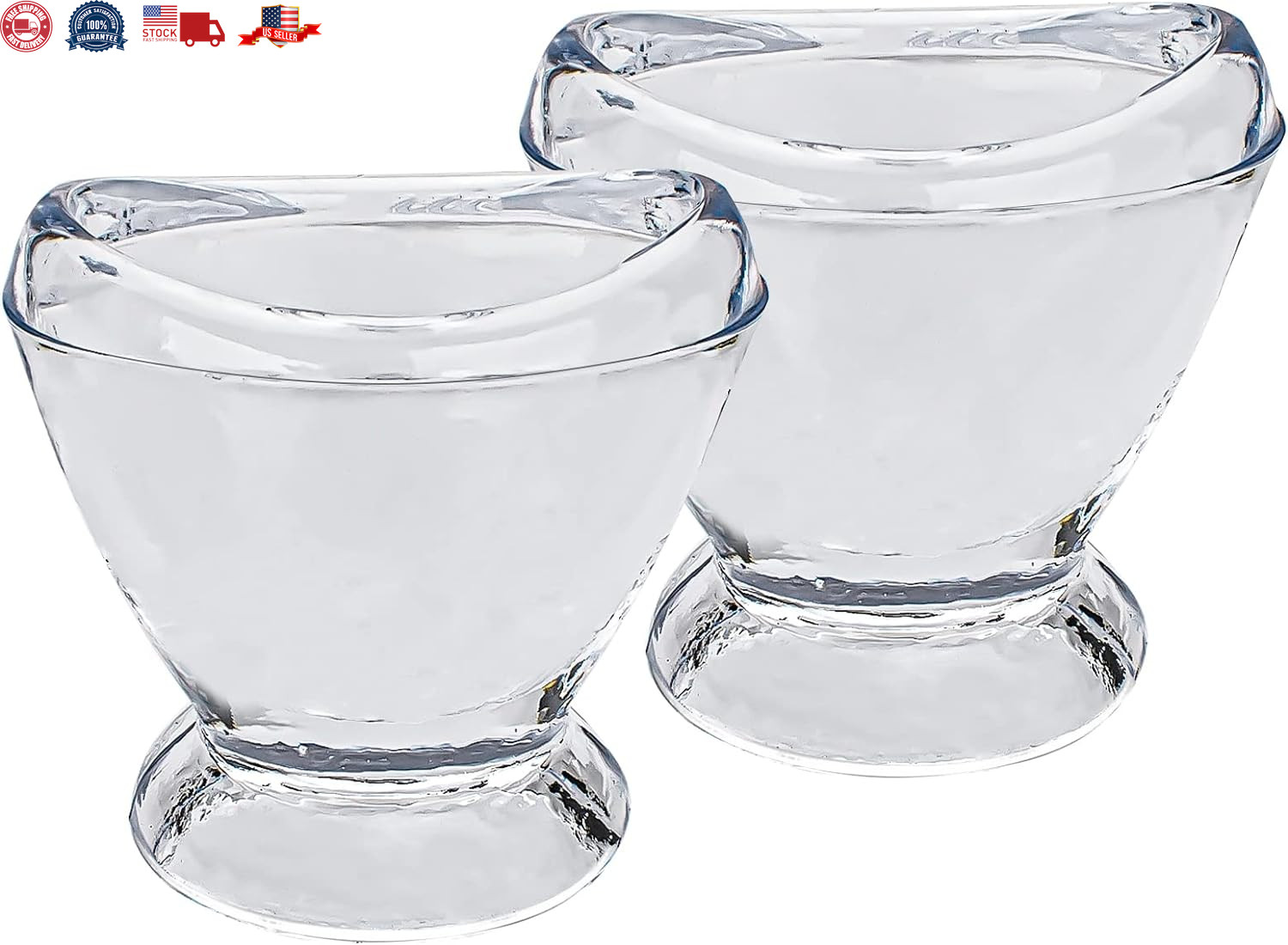 2 Pcs Glass Eye Wash Cup Clear Eye Flush Cup Portable Eye Washing Kit for Eye Ri