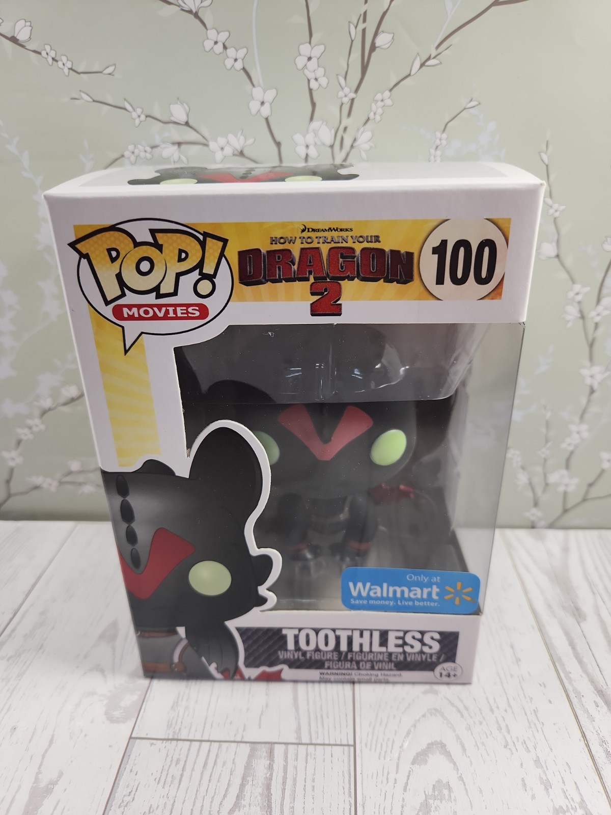 Funko Pop Vinyl: How to Train Your Dragon 2 - Toothless #100 Walmart Exclusive Funko Pop Vinyl: How to Train Your Dragon 2 - Toothless #100 Walmart Exclusive