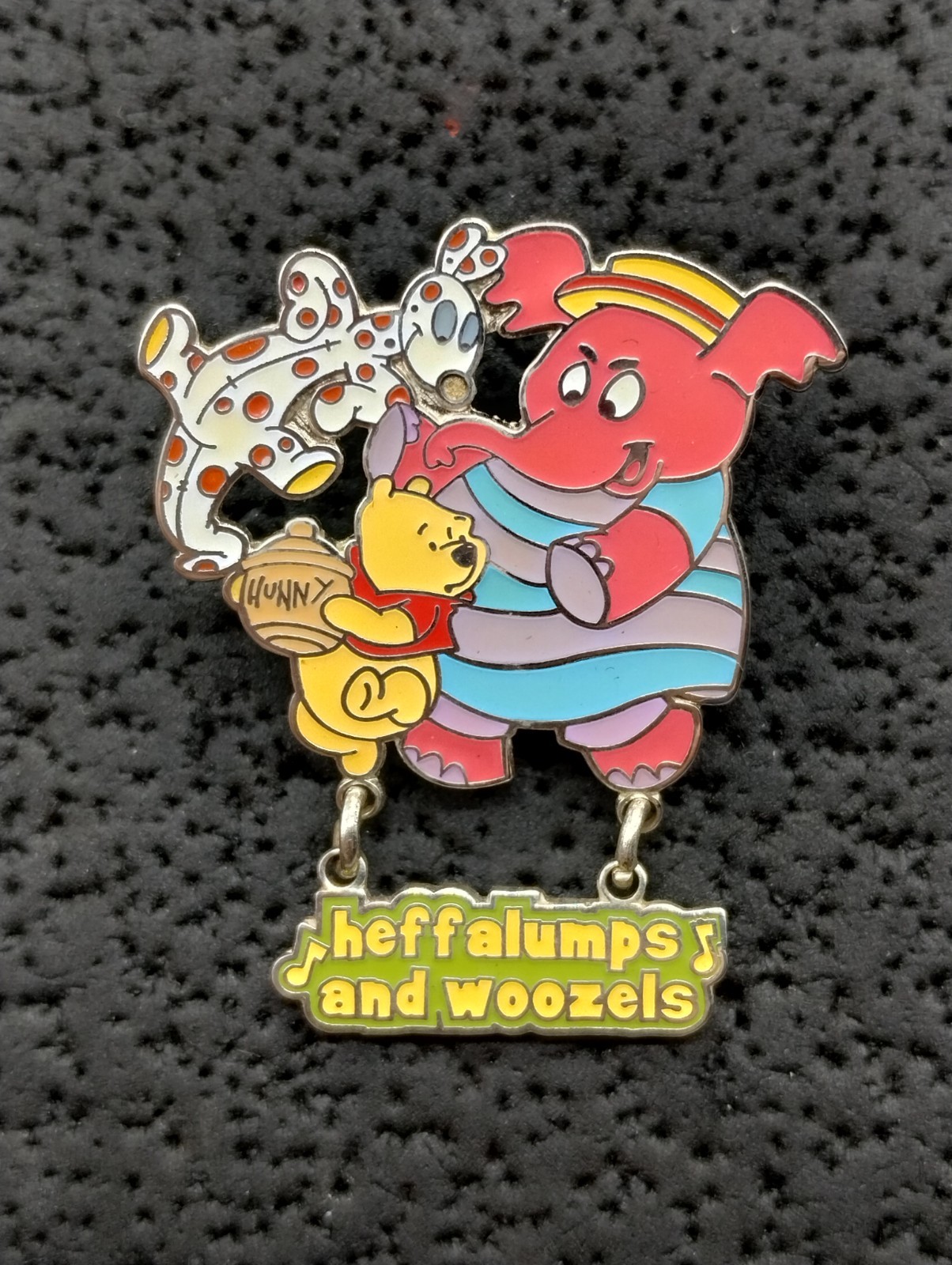2002 Disney Magical Musical Moments Heffalumps and Woozles Winnie the Pooh Pin