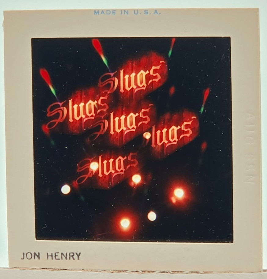Jon Henry 1965 Vintage 120 Slide Slugs Jazz Club Neon Multi-Exposure NYC Sun Ra