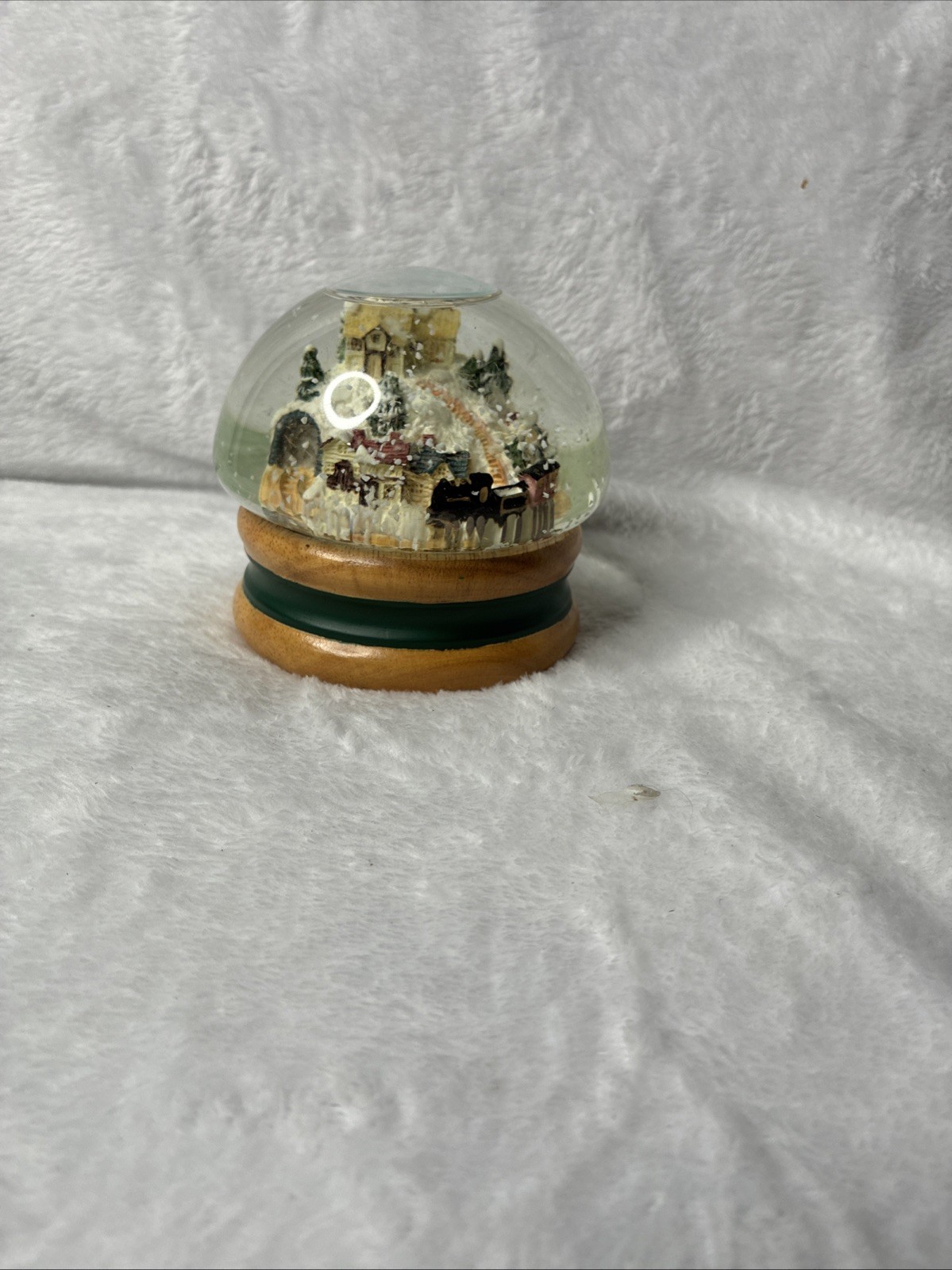 Vintage Christmas Musical Snow Globe Lot Holiday Santa Winter Music Box Globes