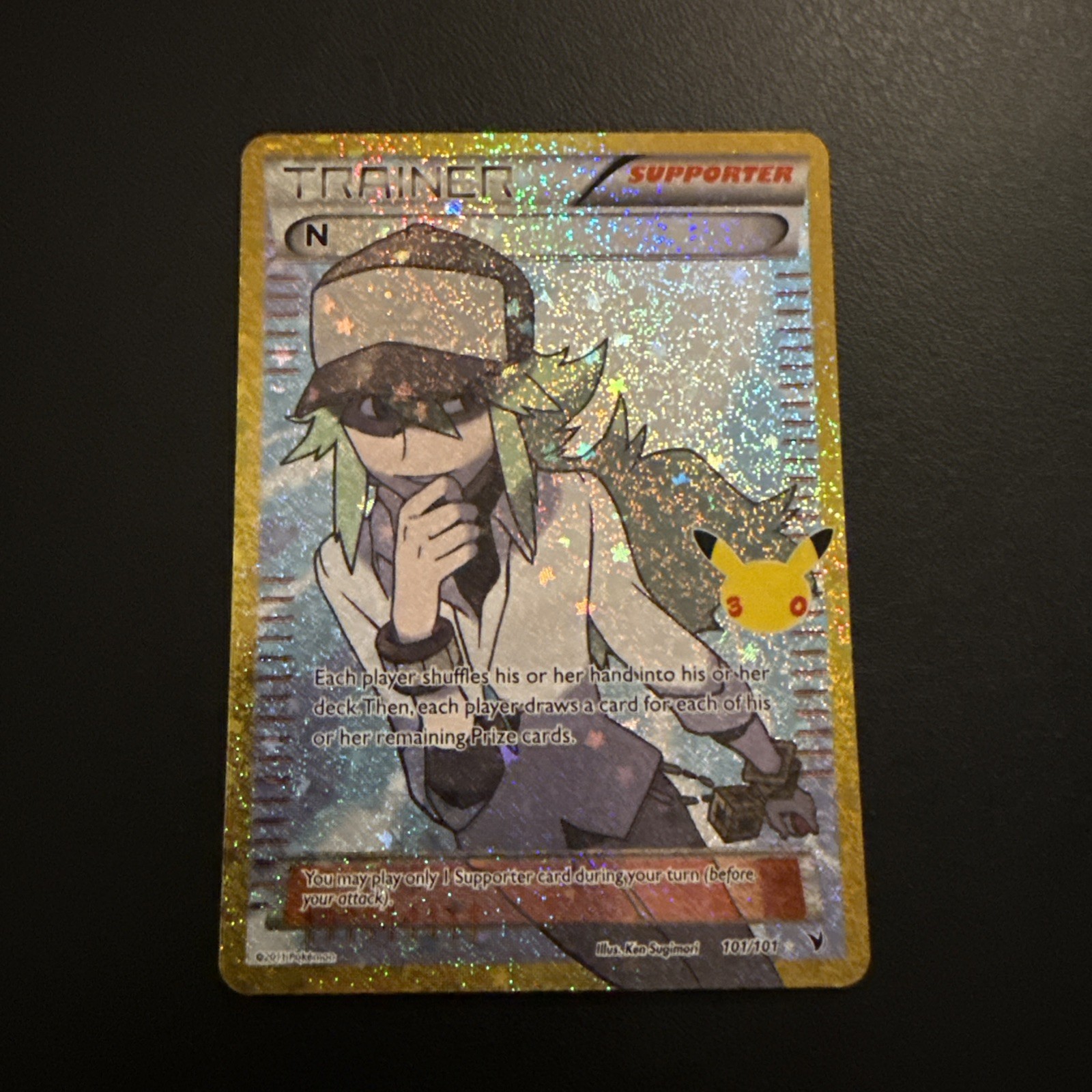 Pokemon 30th Anniversary N Trainer 101/101 NM