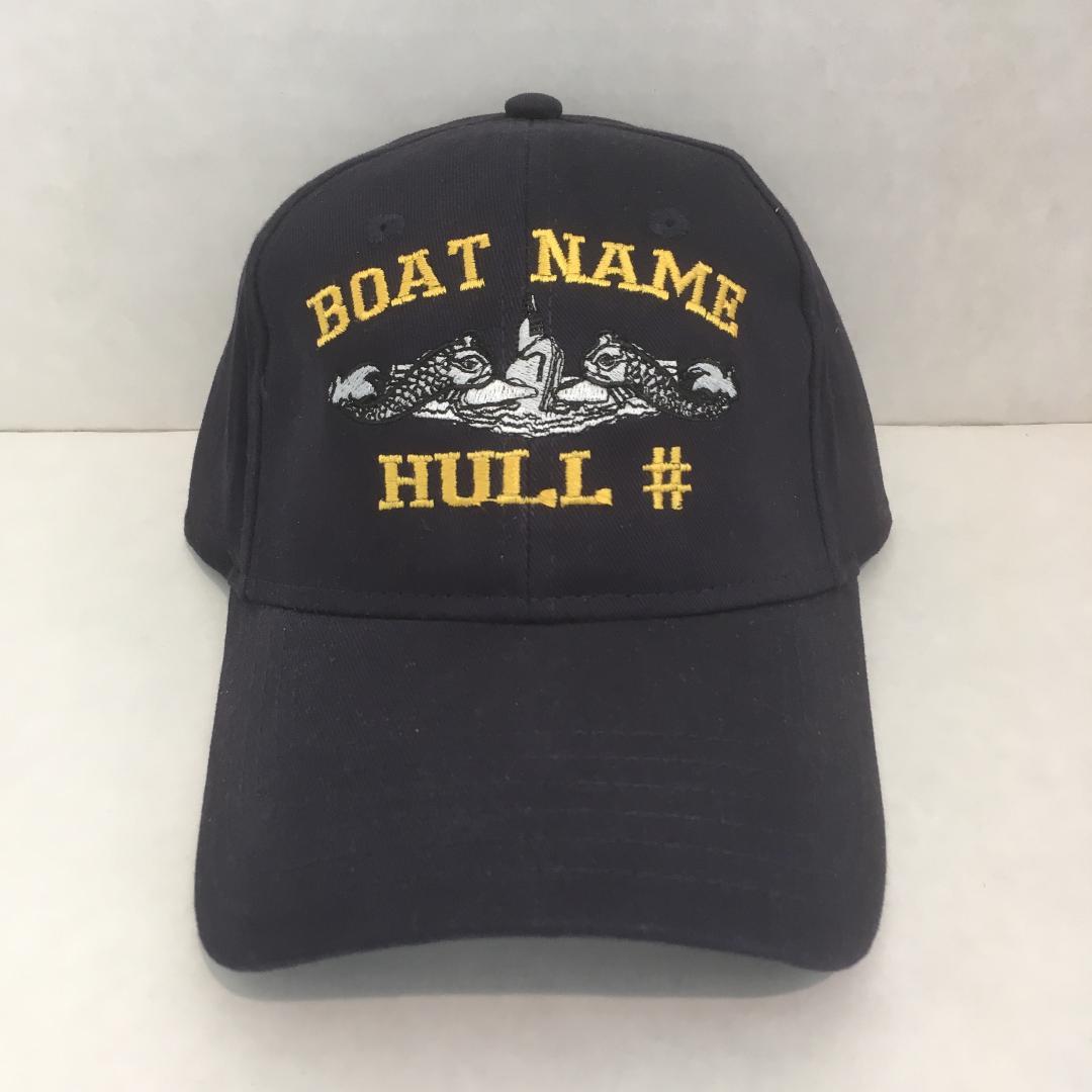 USS John Warner SSN 785 - Embroidered Submarine Ball Cap - Otto - BC Patch