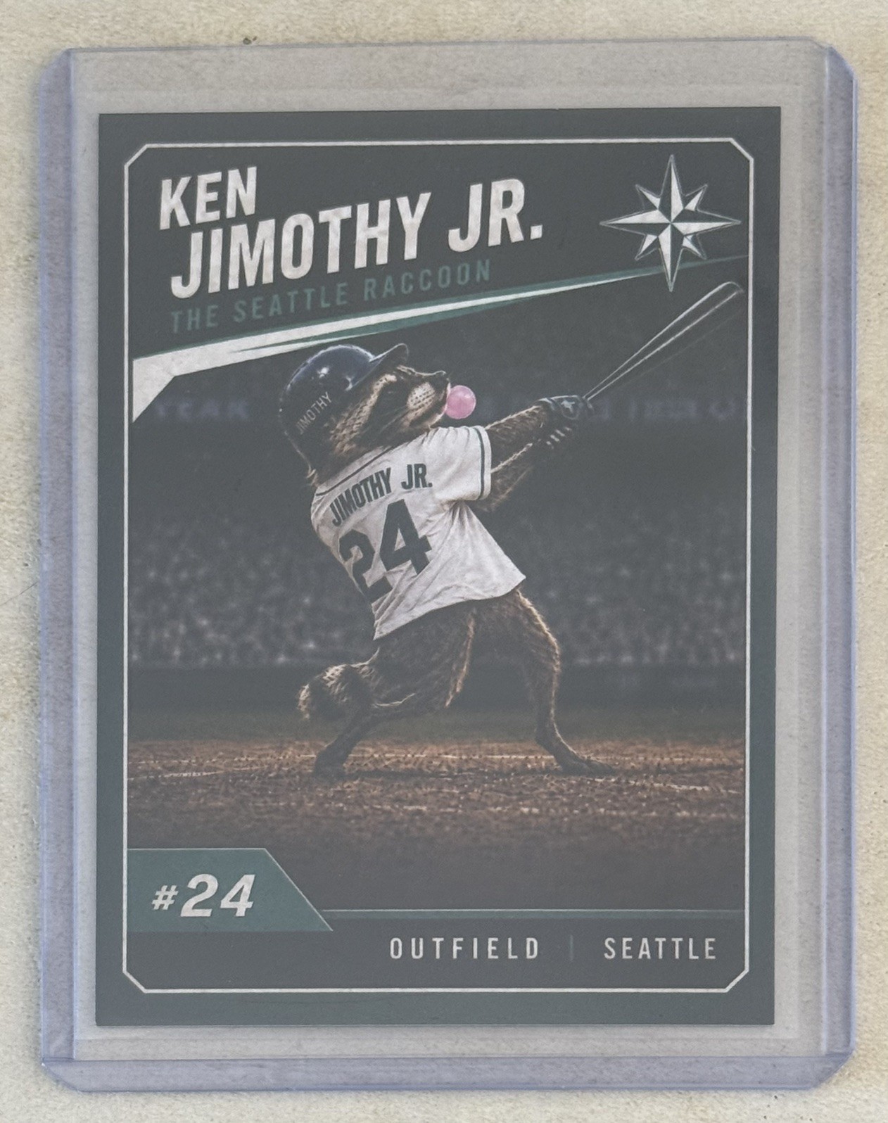 Ken Jimothy Jr. #24 2026 Mariners Game Day Giveaway 186/400 Gradient Griffey Jr.
