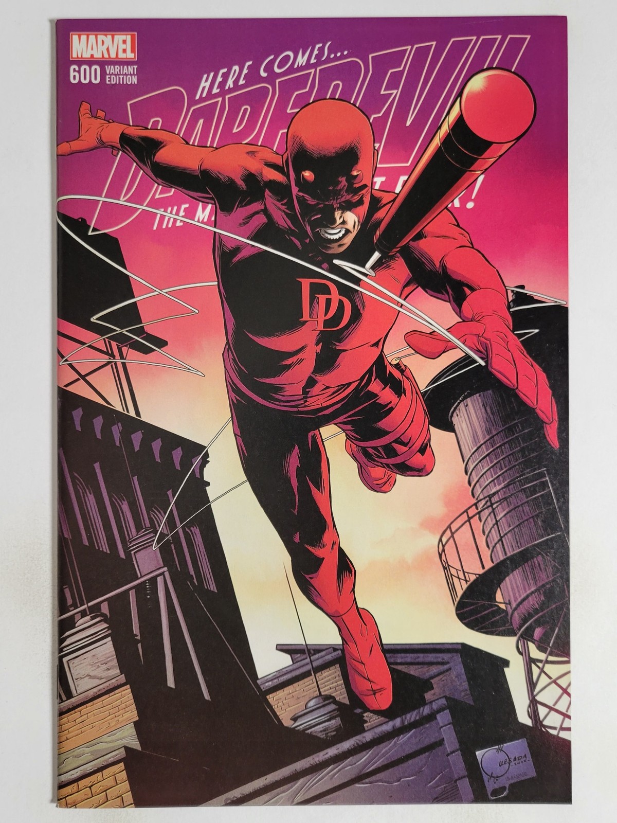 Daredevil #600 Marvel 2018 NM- 9.2 Joe Quesada Cover Red Suit Cover A Variant