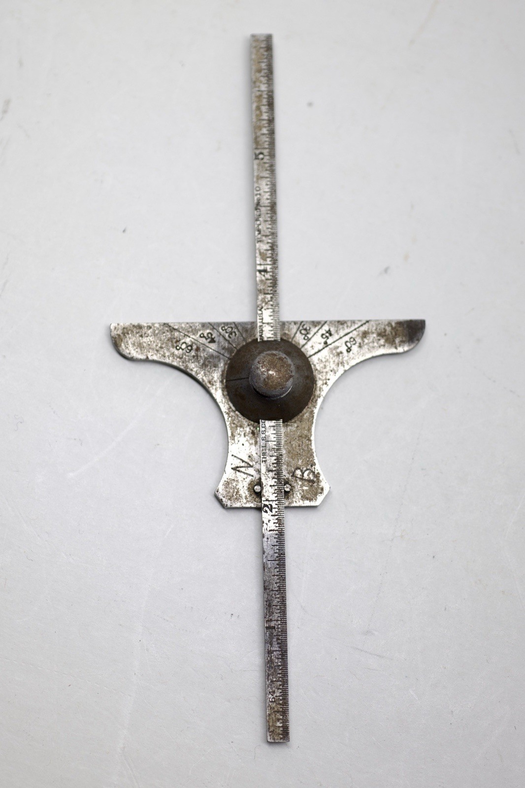 The L.S. Starrett Co. No. 236 Combination Depth and Angle Gage