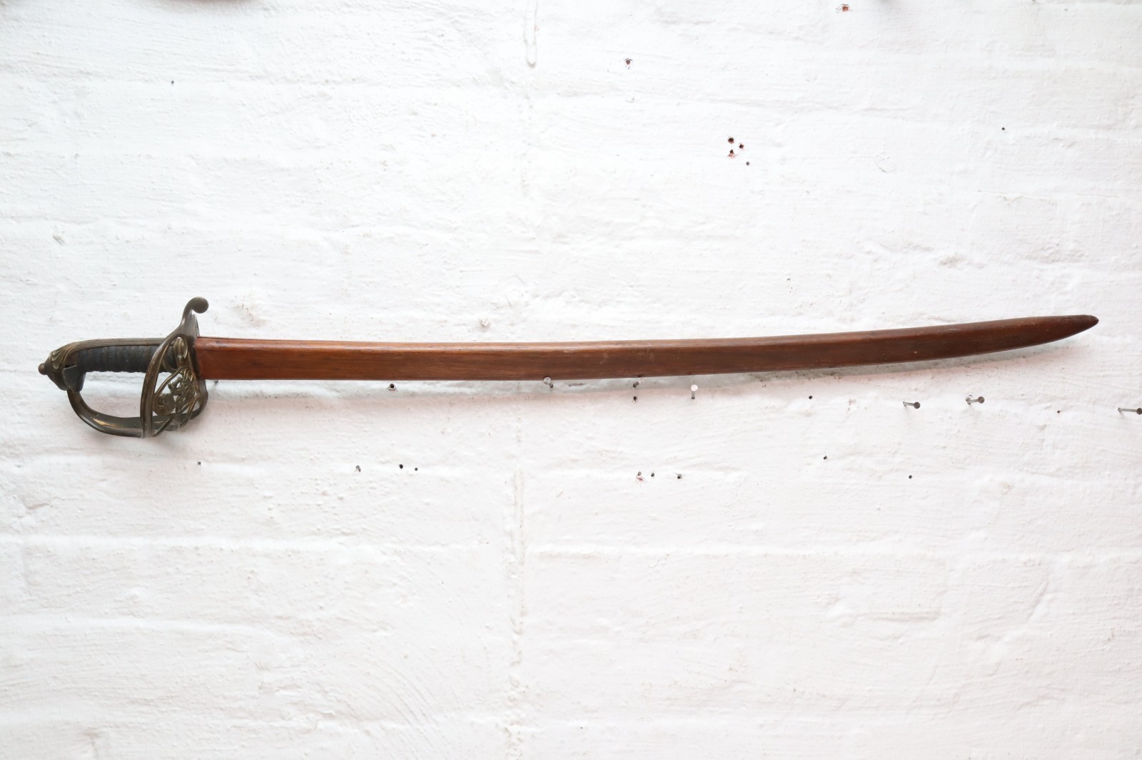Rare British King William IV 1822 Pattern Infantry Officer’s Sword wood Scabard