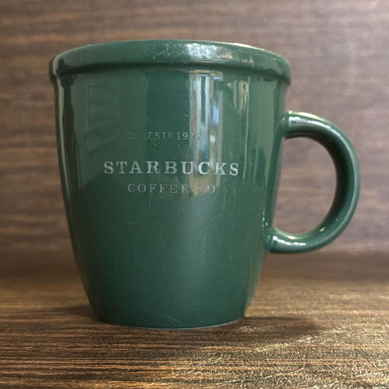 Starbucks 2001 Barista EST. 1971 Cup Hunter Green Mug