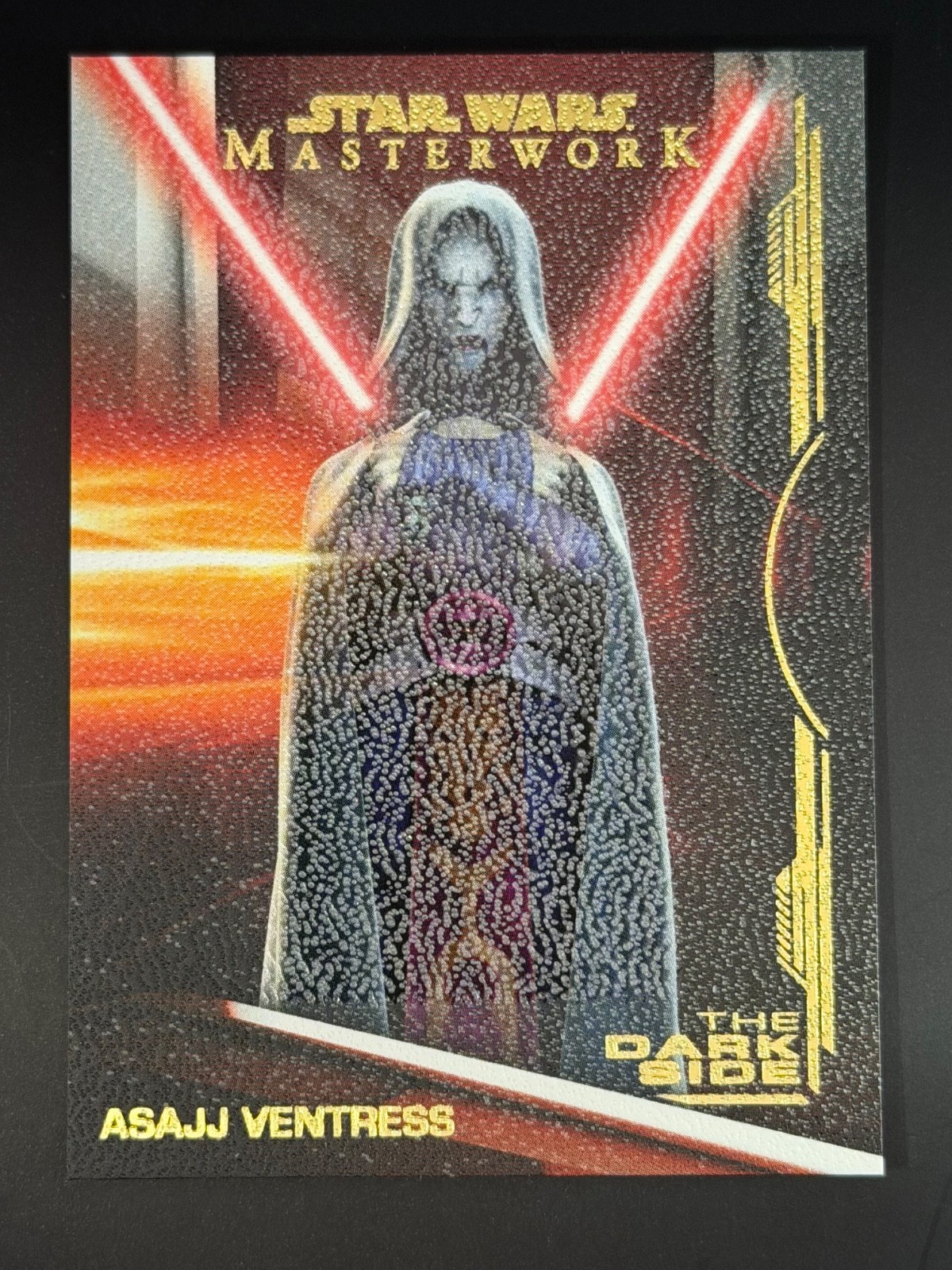 2019 Topps Star Wars Masterwork - Asajj Ventress - The Dark Side - Canvas /25 2019 Topps Star Wars Masterwork - Asajj Ventress - The Dark Side - Canvas /25