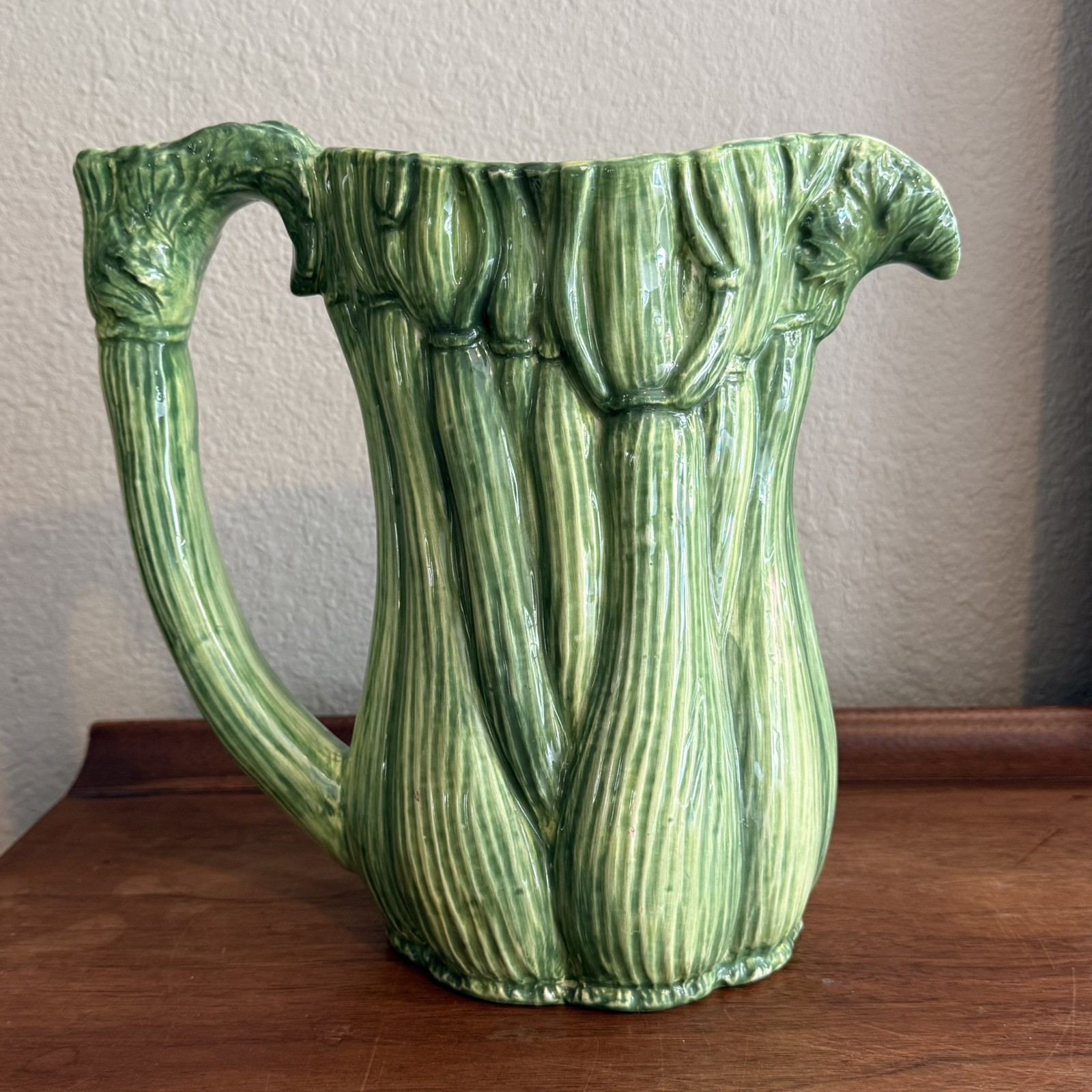 Department 56~Garden Green Celery Pitcher/ Vase Discontinued