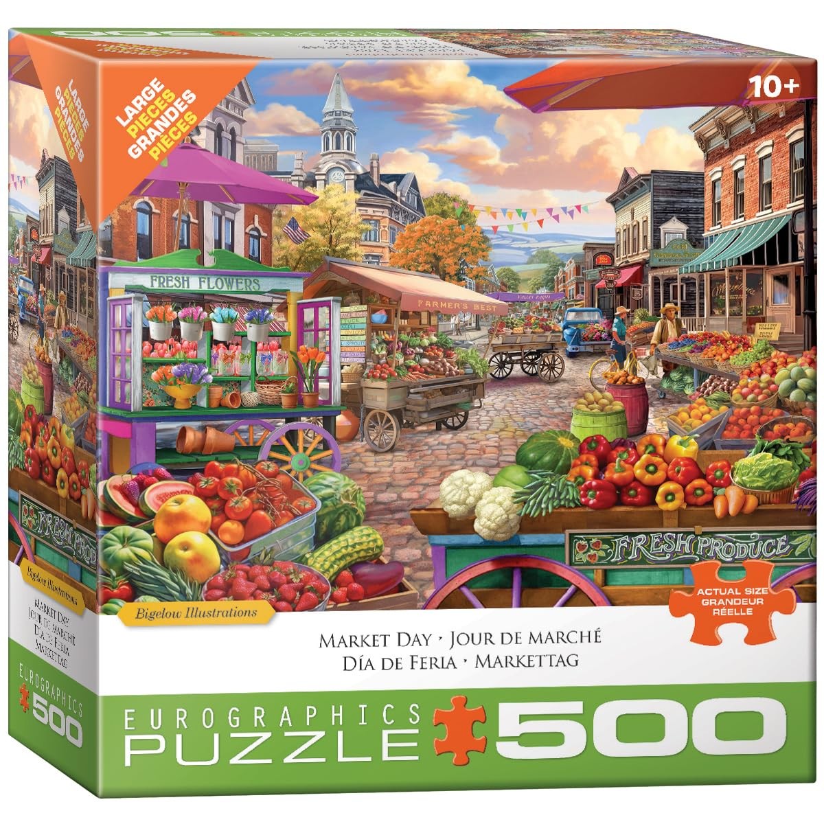 EuroGraphics Main Street Market by Bigelow Illustrations