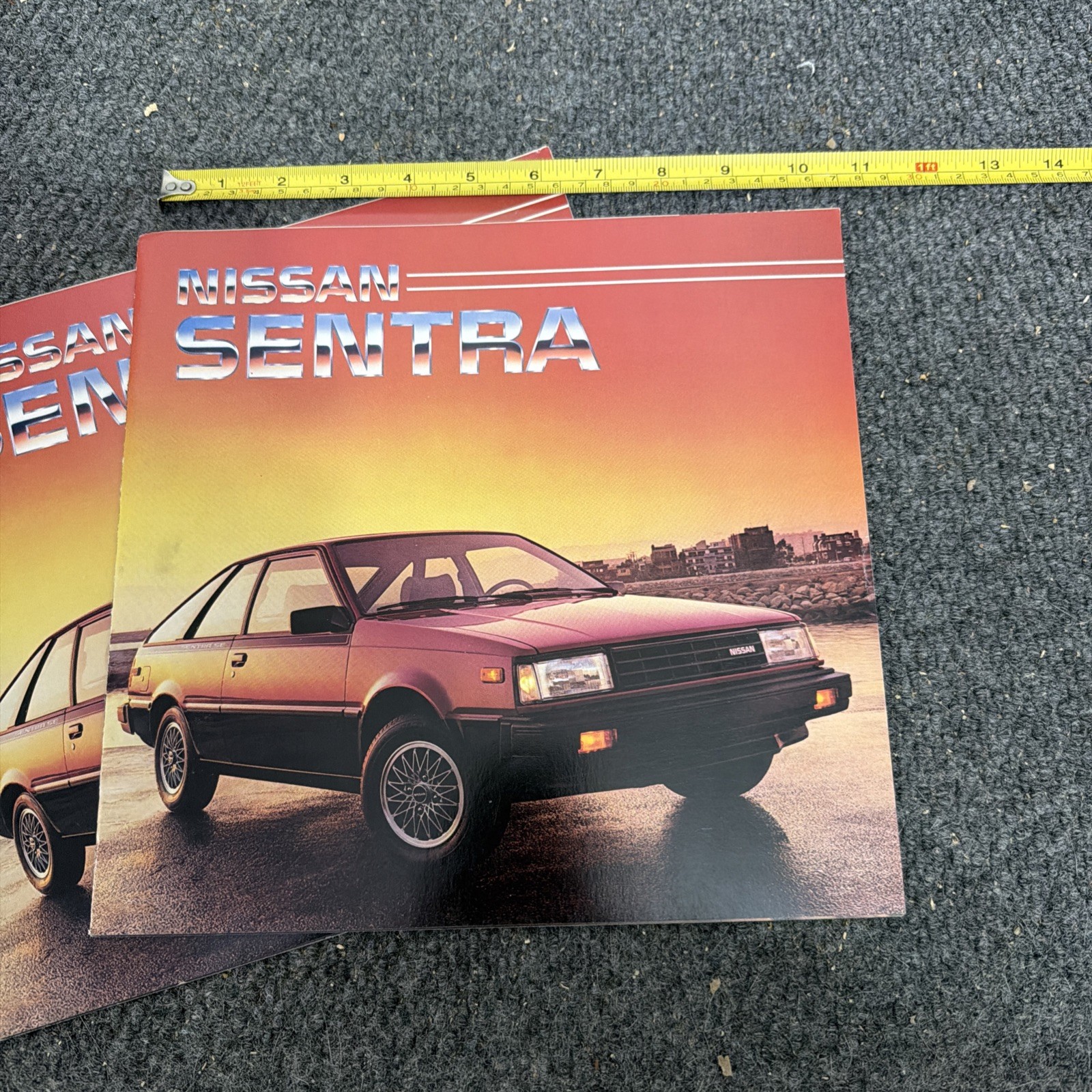 Original 1985 Nissan Sentra Deluxe Sales Brochure Coupe SE XE