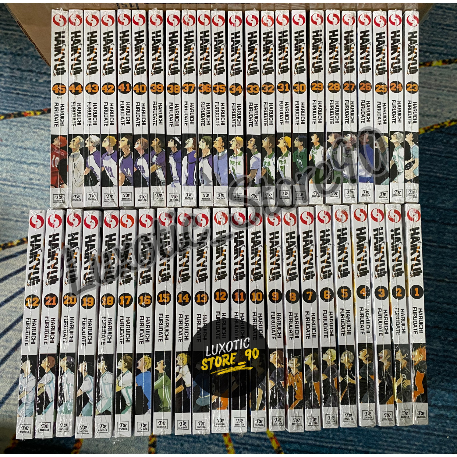 HAIKYUU Manga Vol 1-45 Complete HALF/FULL SET English Comic Books DHL EXPRESS