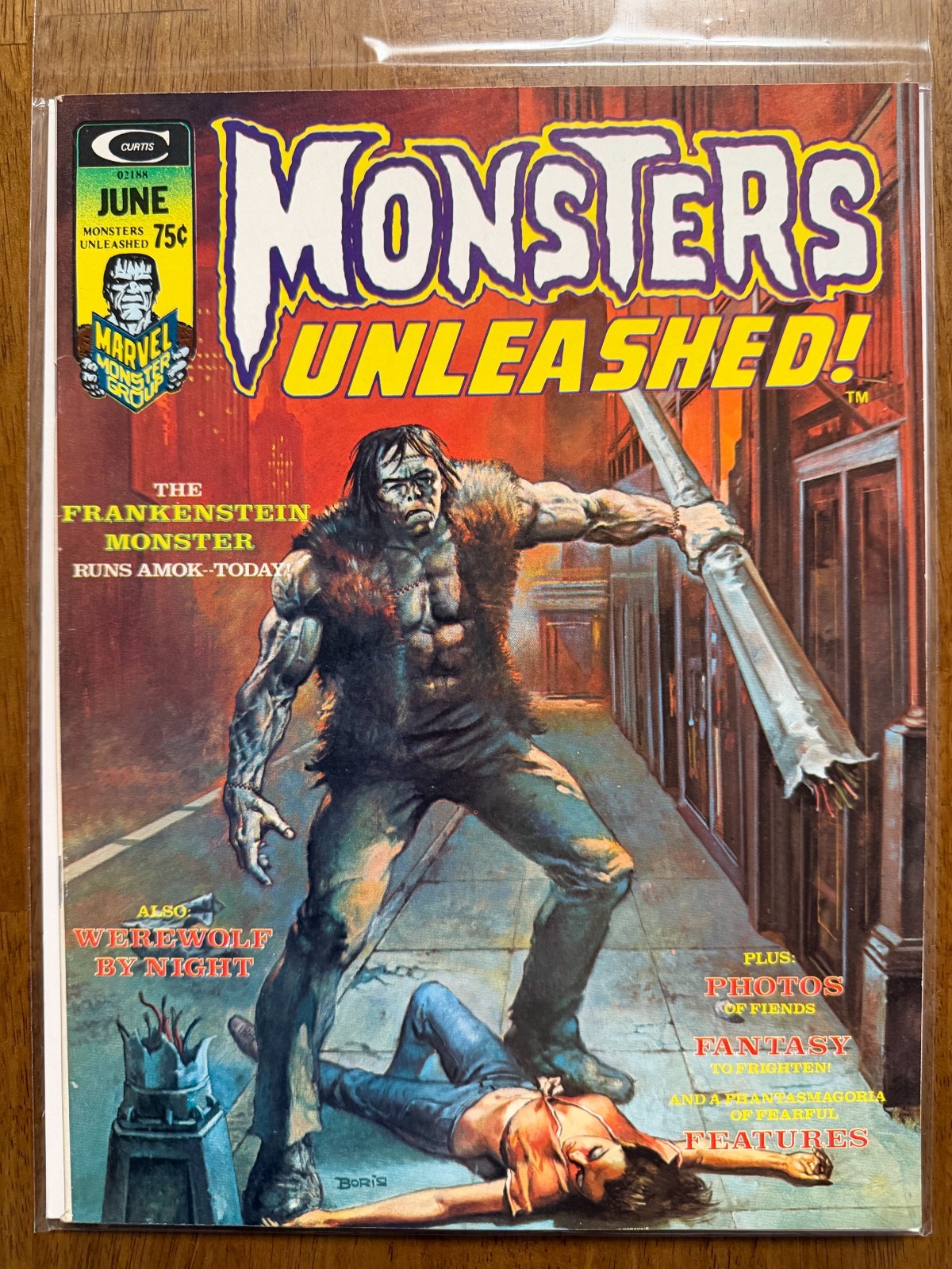 MONSTERS UNLEASHED #6 Marvel Bronze Monster Horror Werewolf By Night Boris