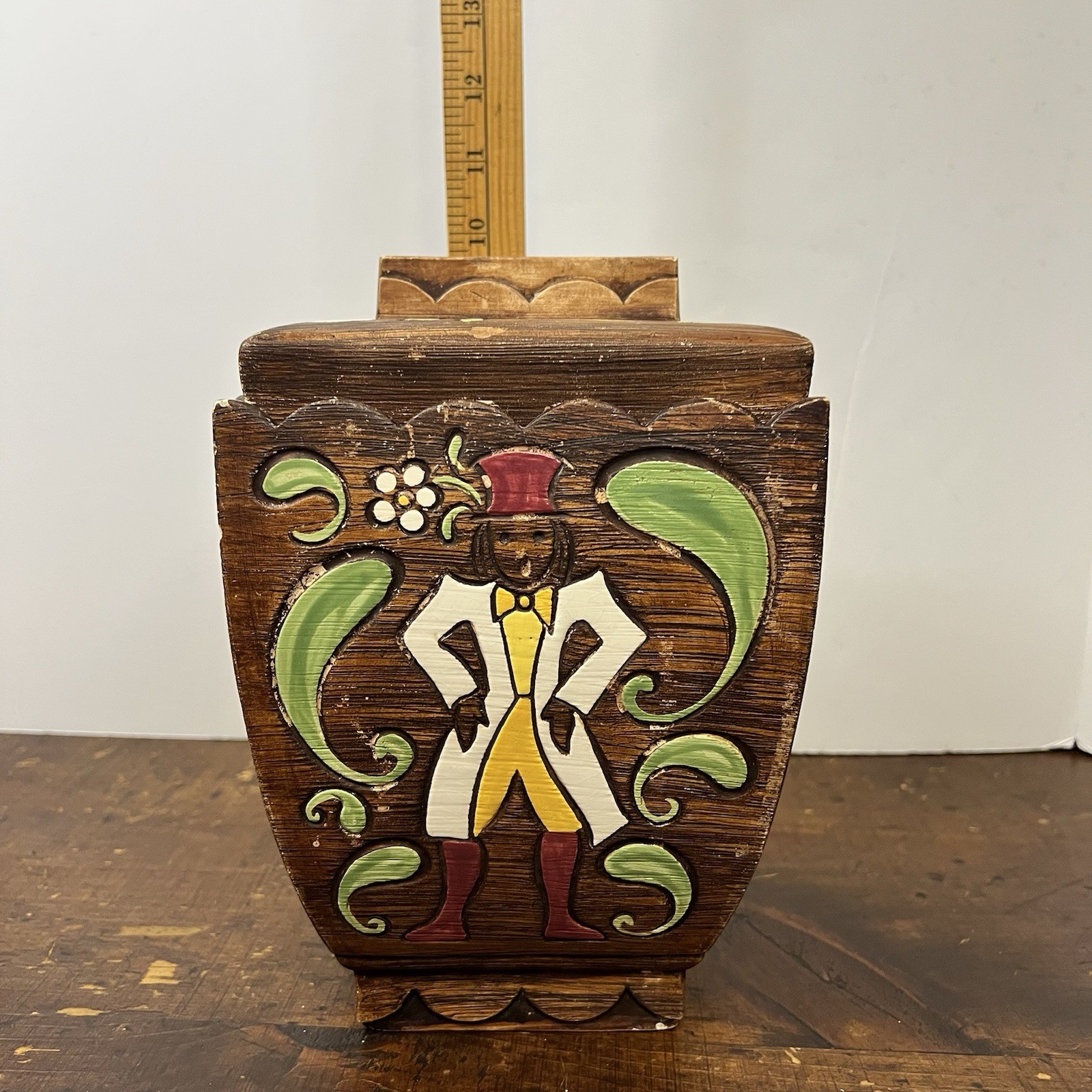 Brayton Laguna California Pottery Dutch Cookie Jar 1950s Vintage Kitchen Decor