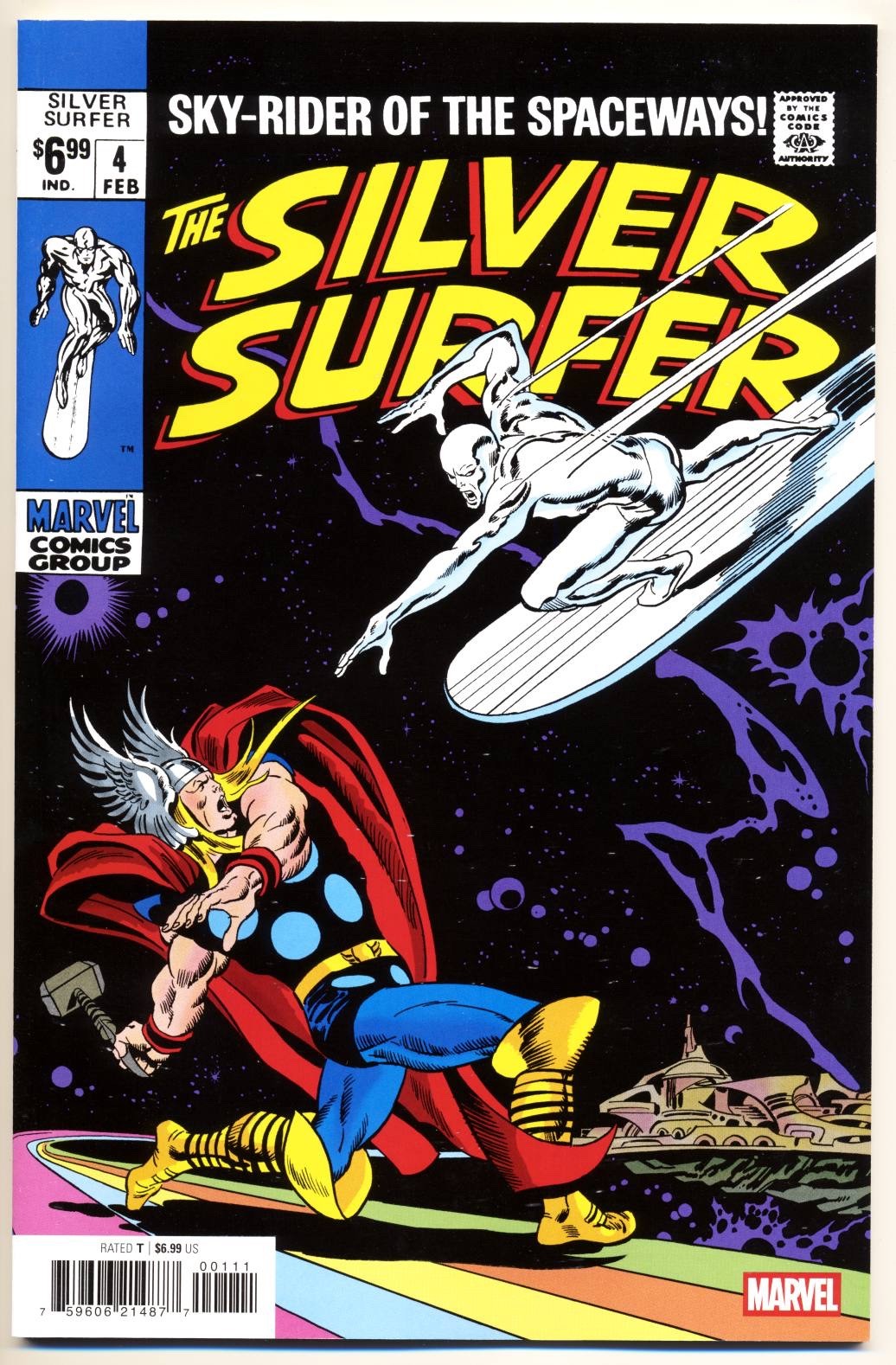 Silver Surfer #4 NM, Facsimile Edition, Vs. Thor, Marvel Comics 2026 Silver Surfer #4 NM, Facsimile Edition, Vs. Thor, Marvel Comics 2026