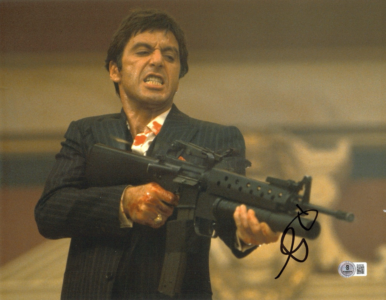 Al Pacino Signed Autograph Scarface 11X14 Photo BAS Beckett COA Tony Montana