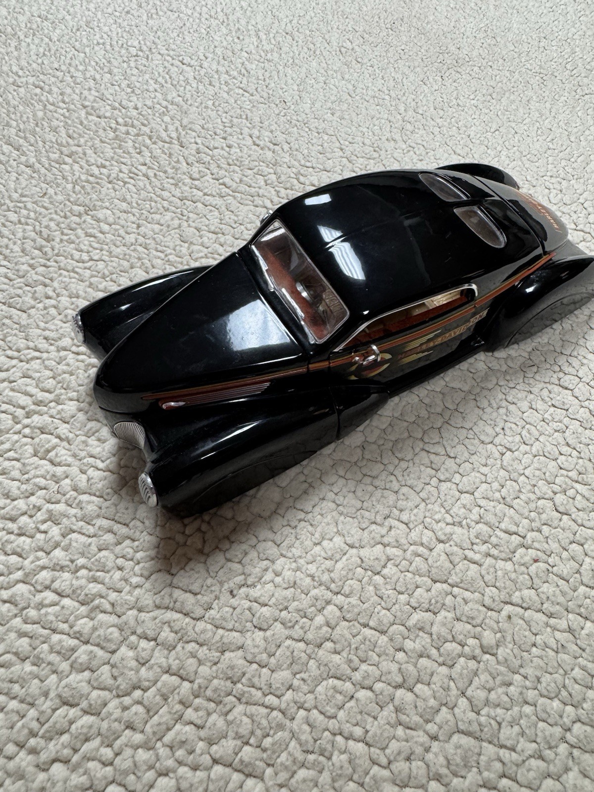 Vintage 1939 Harley Davidson Lincoln Zephyr Street Rod Pullback 1:43 Die Cast 9\ Vintage 1939 Harley Davidson Lincoln Zephyr Street Rod Pullback 1:43 Die Cast 9\
