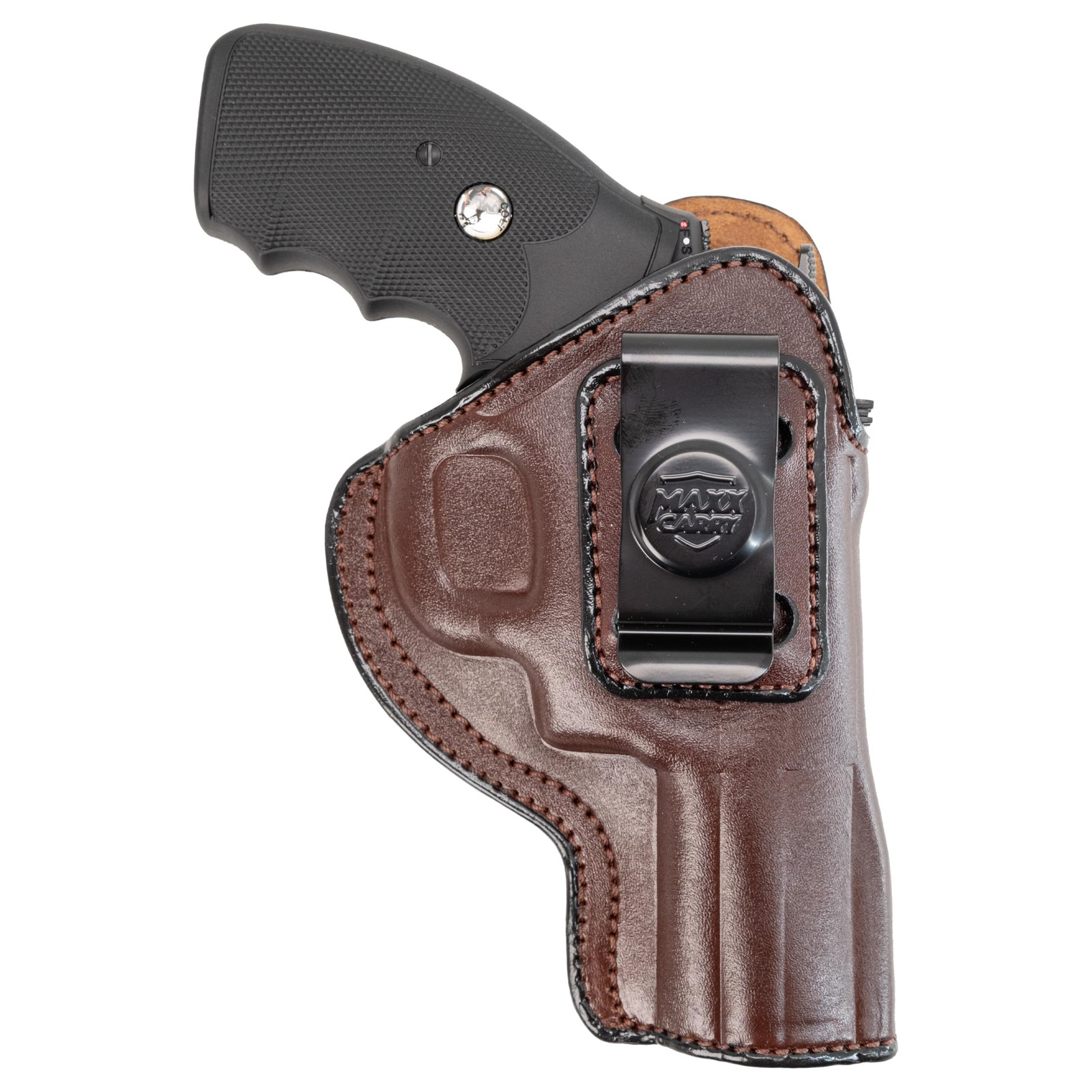 IWB Leather Holster for 6-Shot K/L Revolvers .38/.357/.9/.44 — 3\