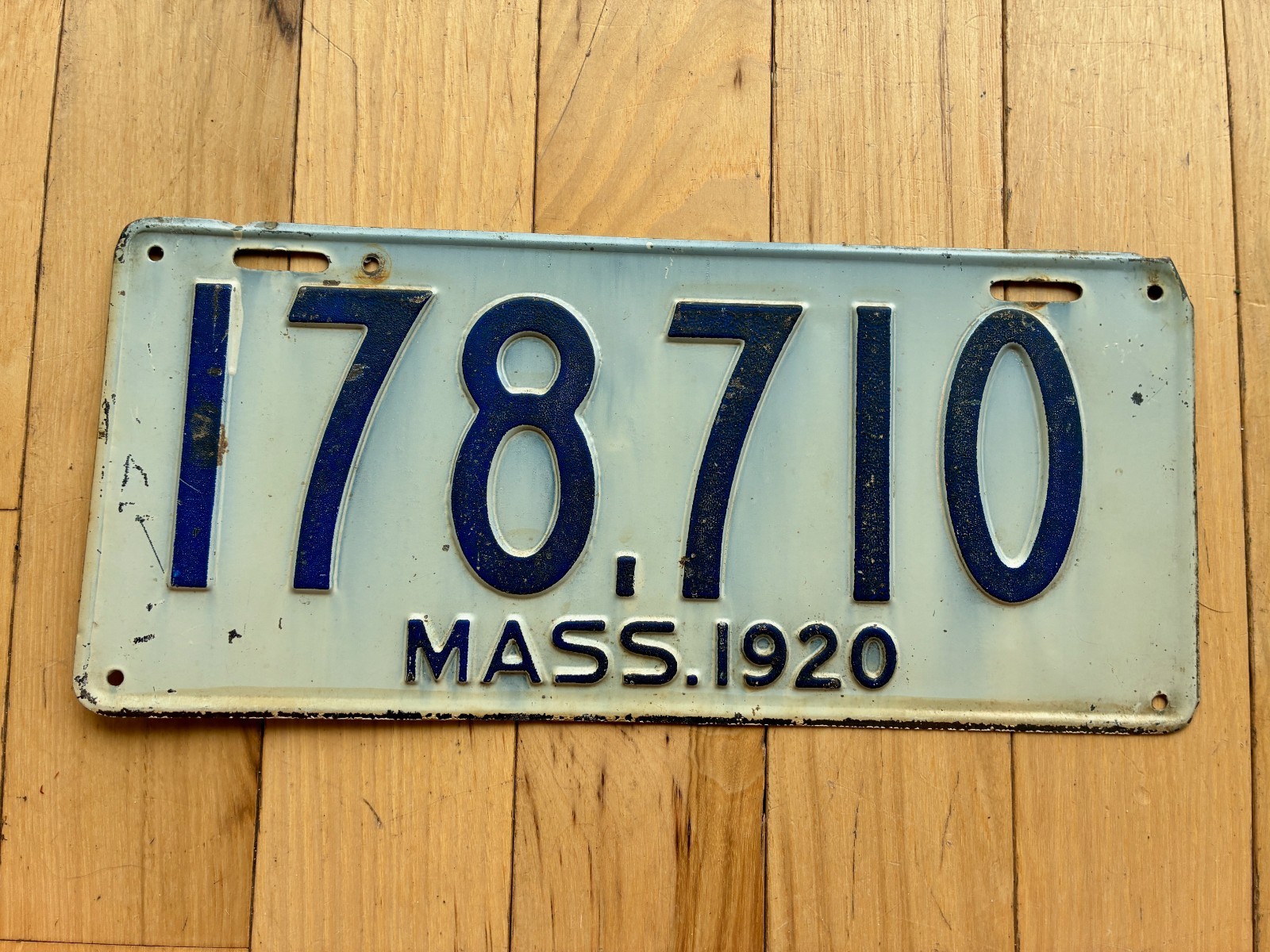 1920 Massachusetts License Plate 1920 Massachusetts License Plate