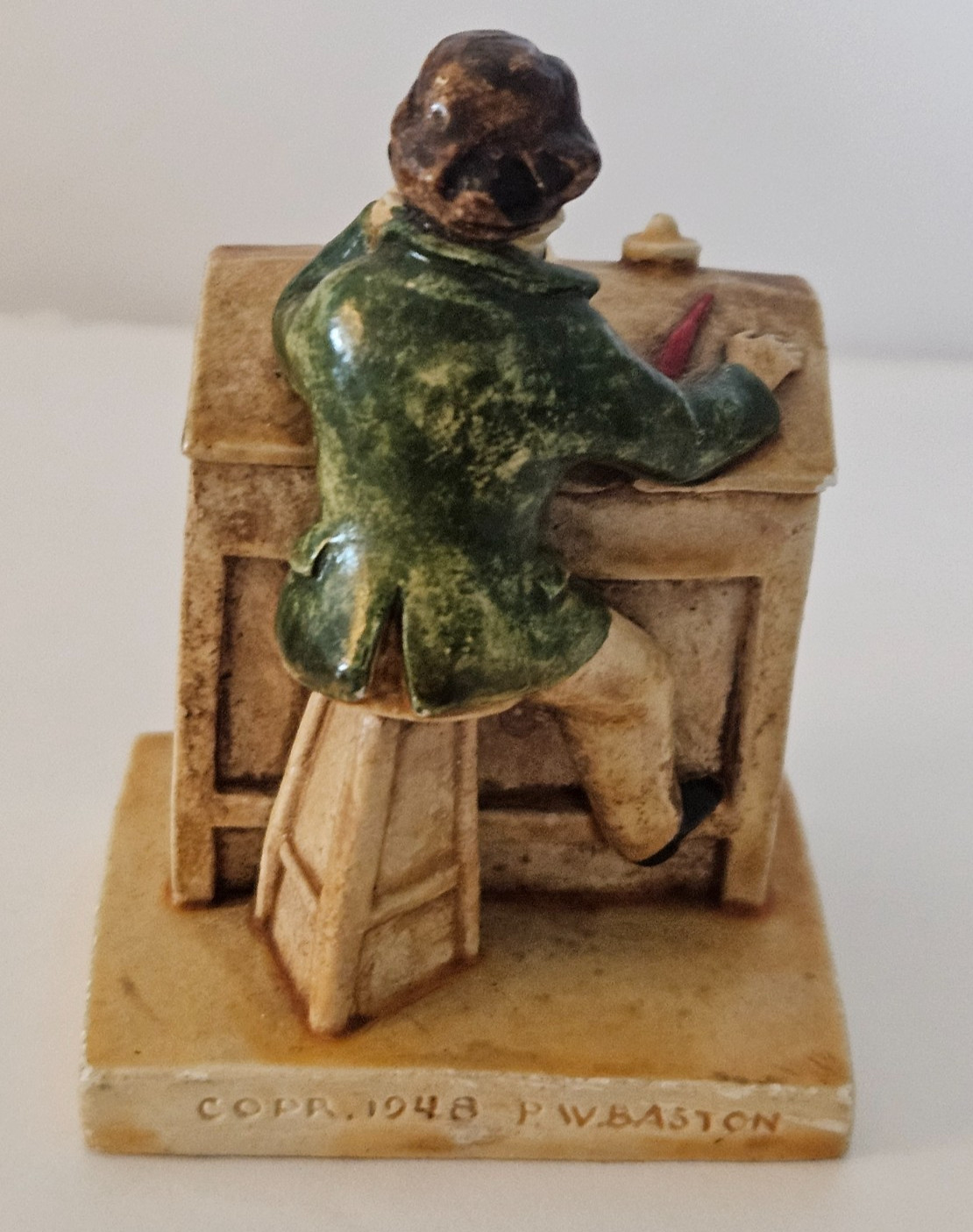 Vintage Nathaniel Hawthorn PW Baston Figurine 1948