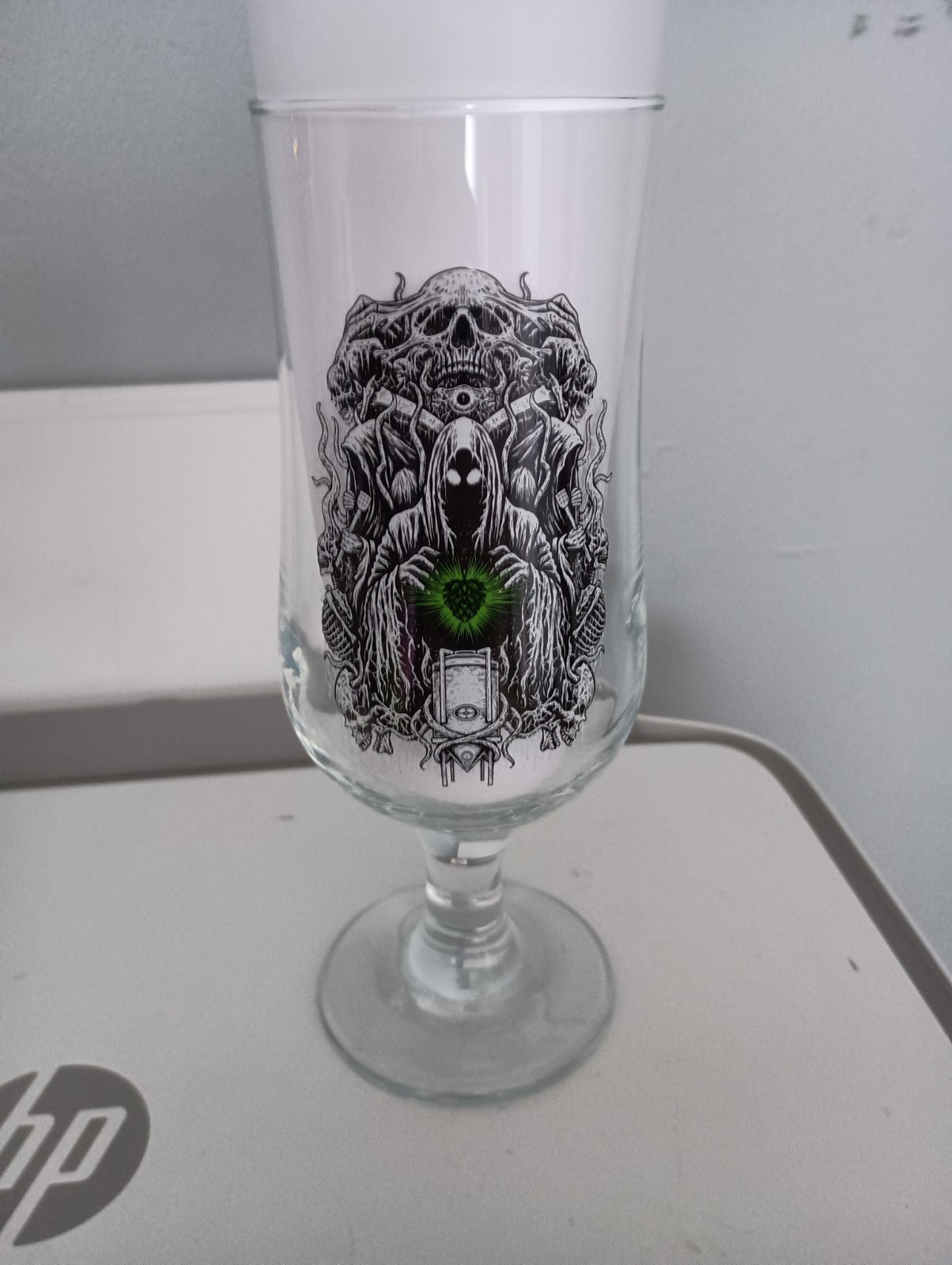 Hop Fiction Brujos  Beer Glass