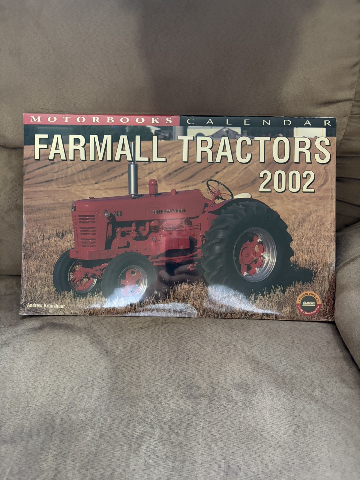 Farmall Tractors 2002 Calendar Vintage Classic Farmall Tractor Collectible New.