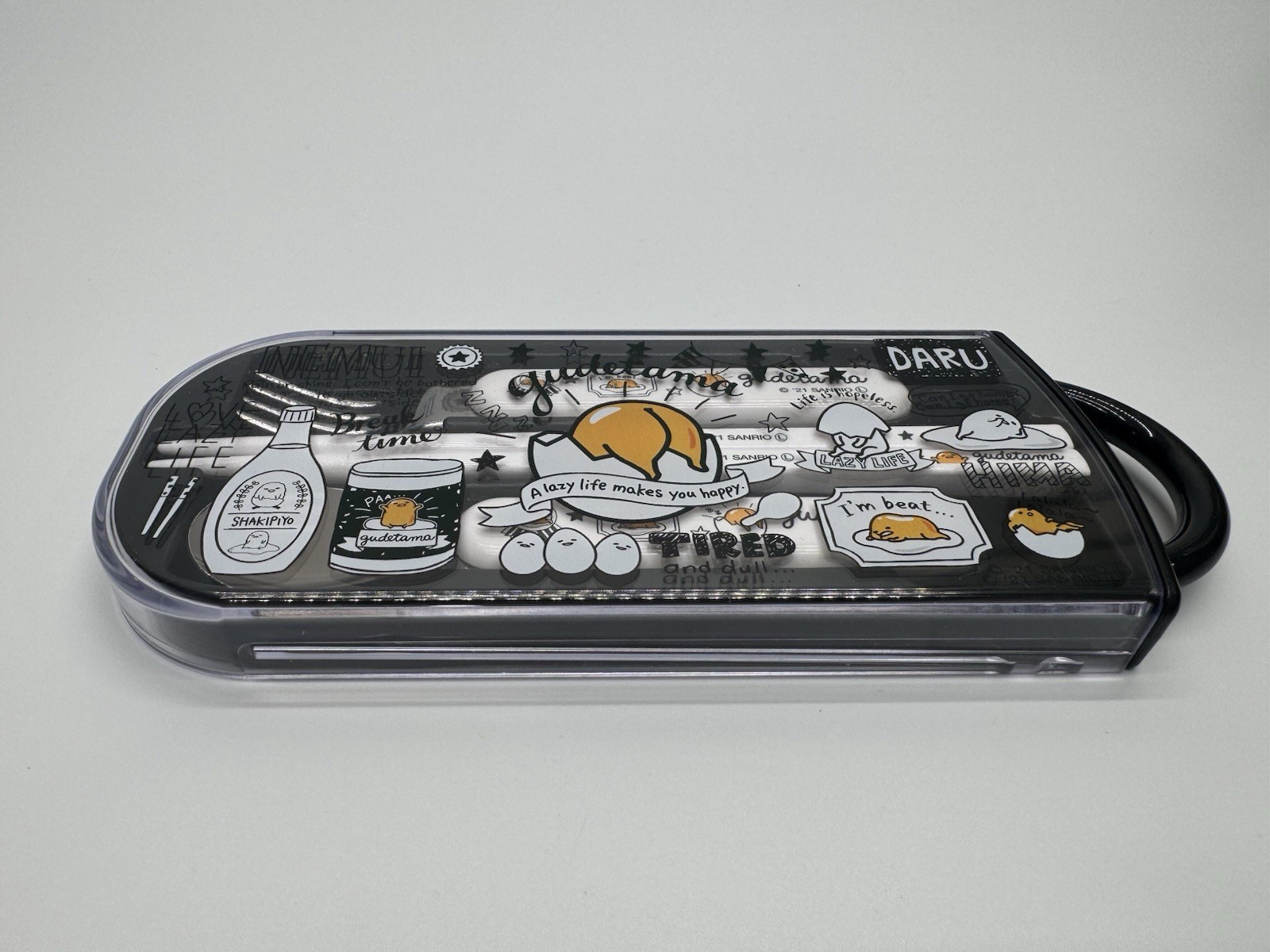 New Skater Kids\' Trio Set: Chopsticks Spoon and Fork Gudetama 21 (TACC2-A) New Skater Kids\' Trio Set: Chopsticks Spoon and Fork Gudetama 21 (TACC2-A)