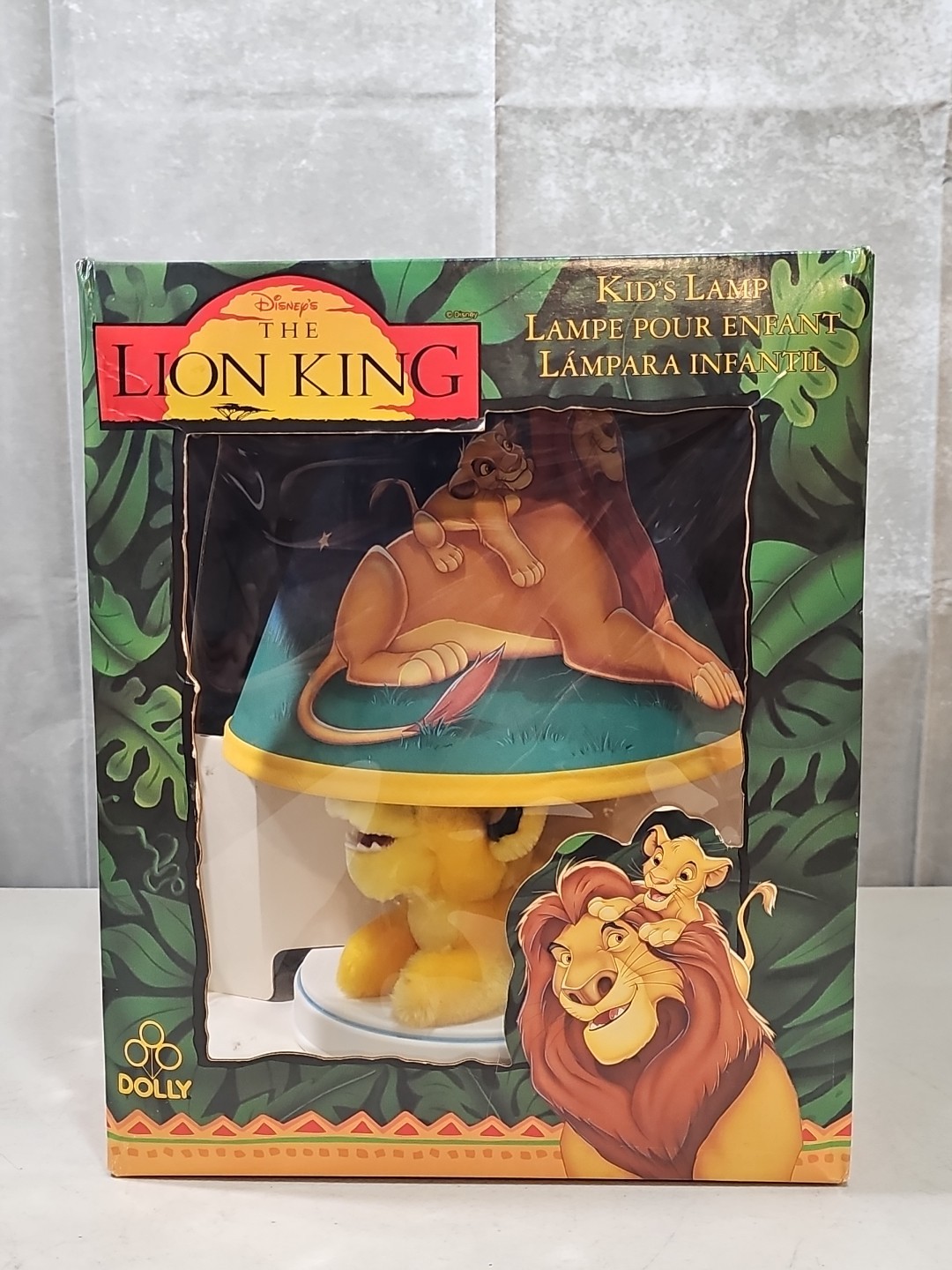RARE VTG Disney The Lion King Lamp With PLUSH SIMBA ORIGINAL 1990S SEALED RARE VTG Disney The Lion King Lamp With PLUSH SIMBA ORIGINAL 1990S SEALED