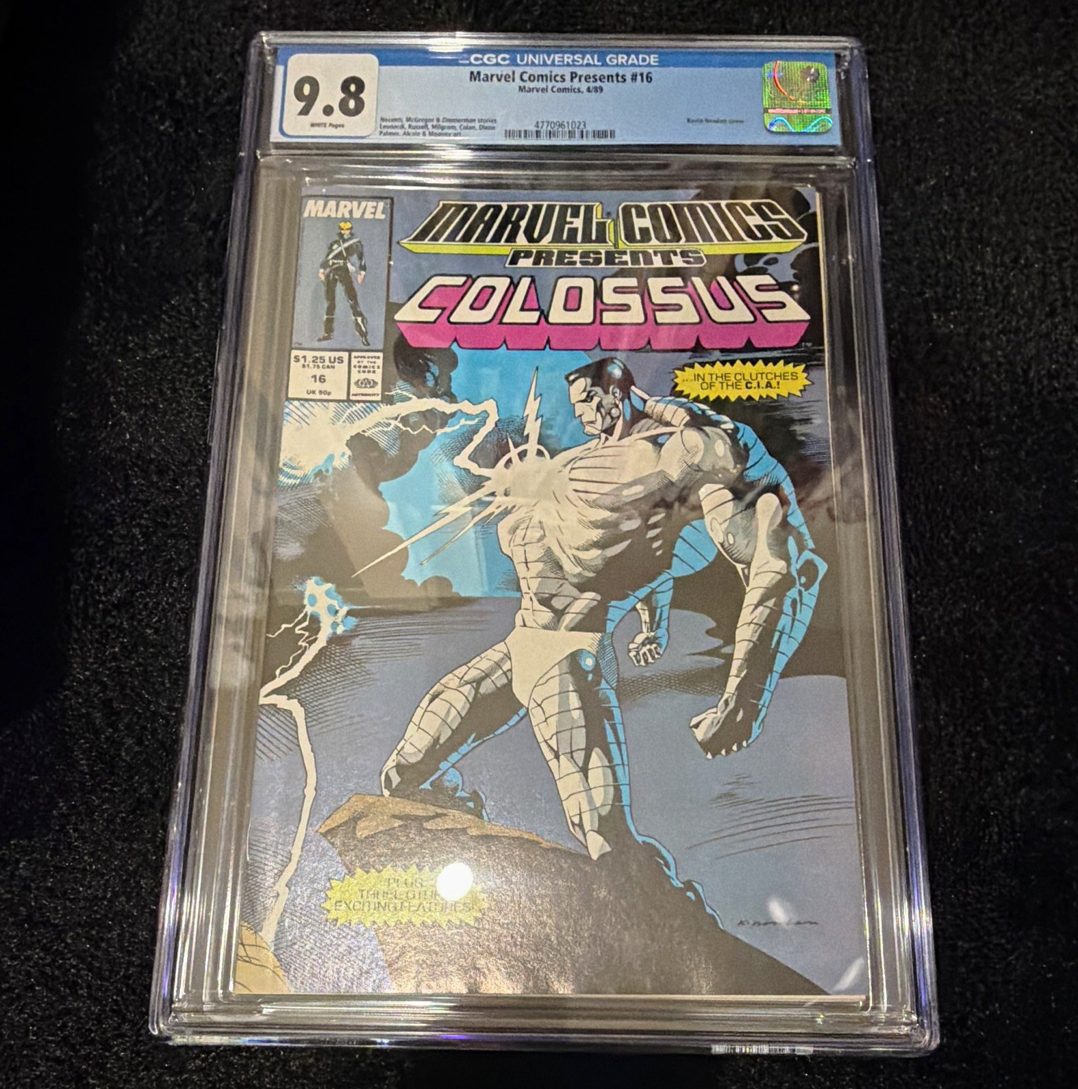 Marvel Comics Presents #16 CGC 9.8 (1989) Colossus 1st Printing Very Rare