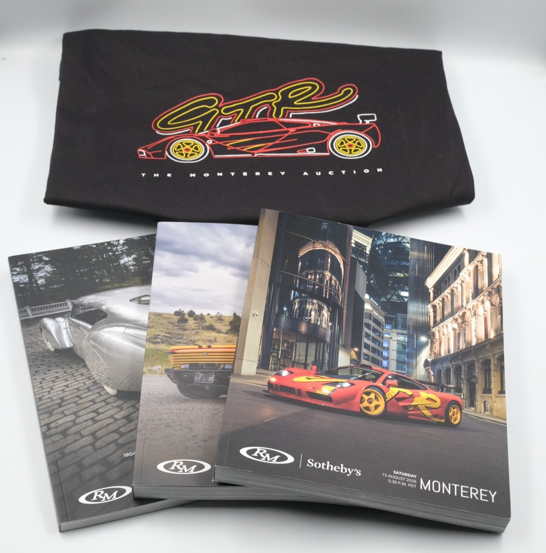 Monterey Car Week August 2026 3 Day Auction RM Sotheby\'s Magazine Mclaren F1 GTR