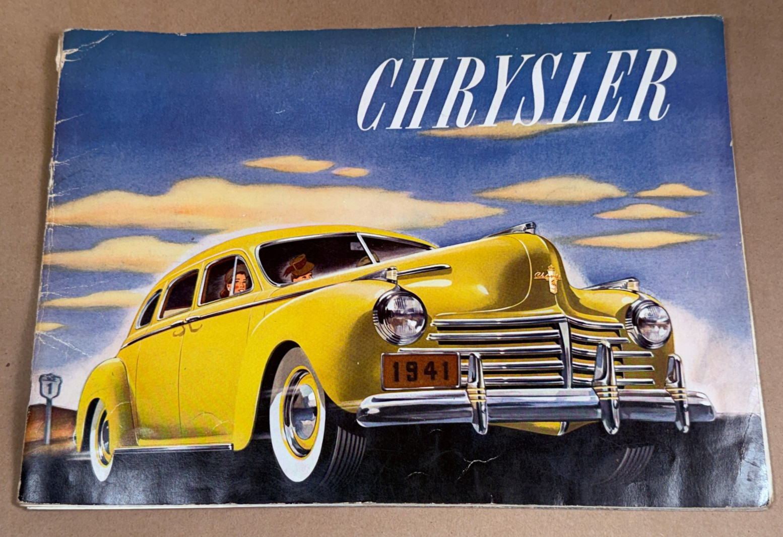 Original 1941 Chrysler Full Line Sales Brochure 41 Brougham Convertible Coupe
