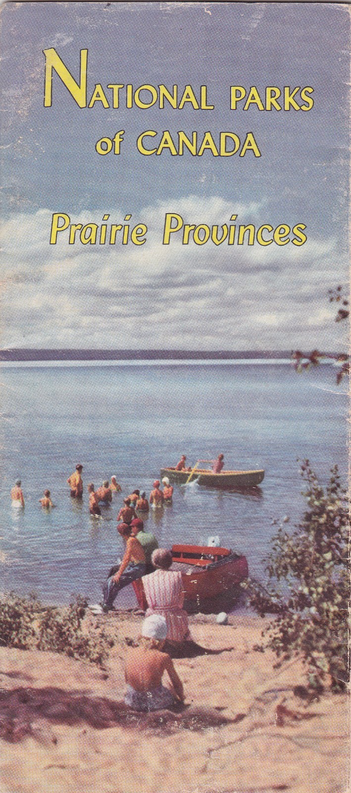 1952 National Parks of Canada Prairie Provinces Maps Brochure