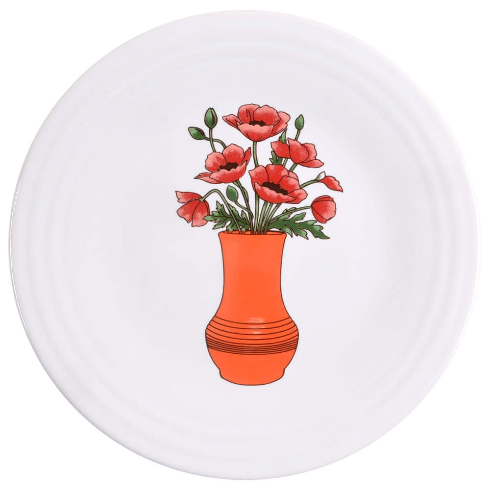 Fiesta Tableware Company Fiesta Flowers Luncheon Plate 12529334