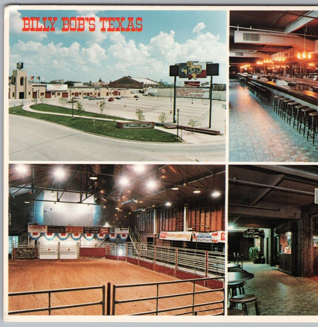 BILLY BOB\'S TEXAS Honky Tonk, Fort Worth Stockyards, Tarrant County, TX Postcard