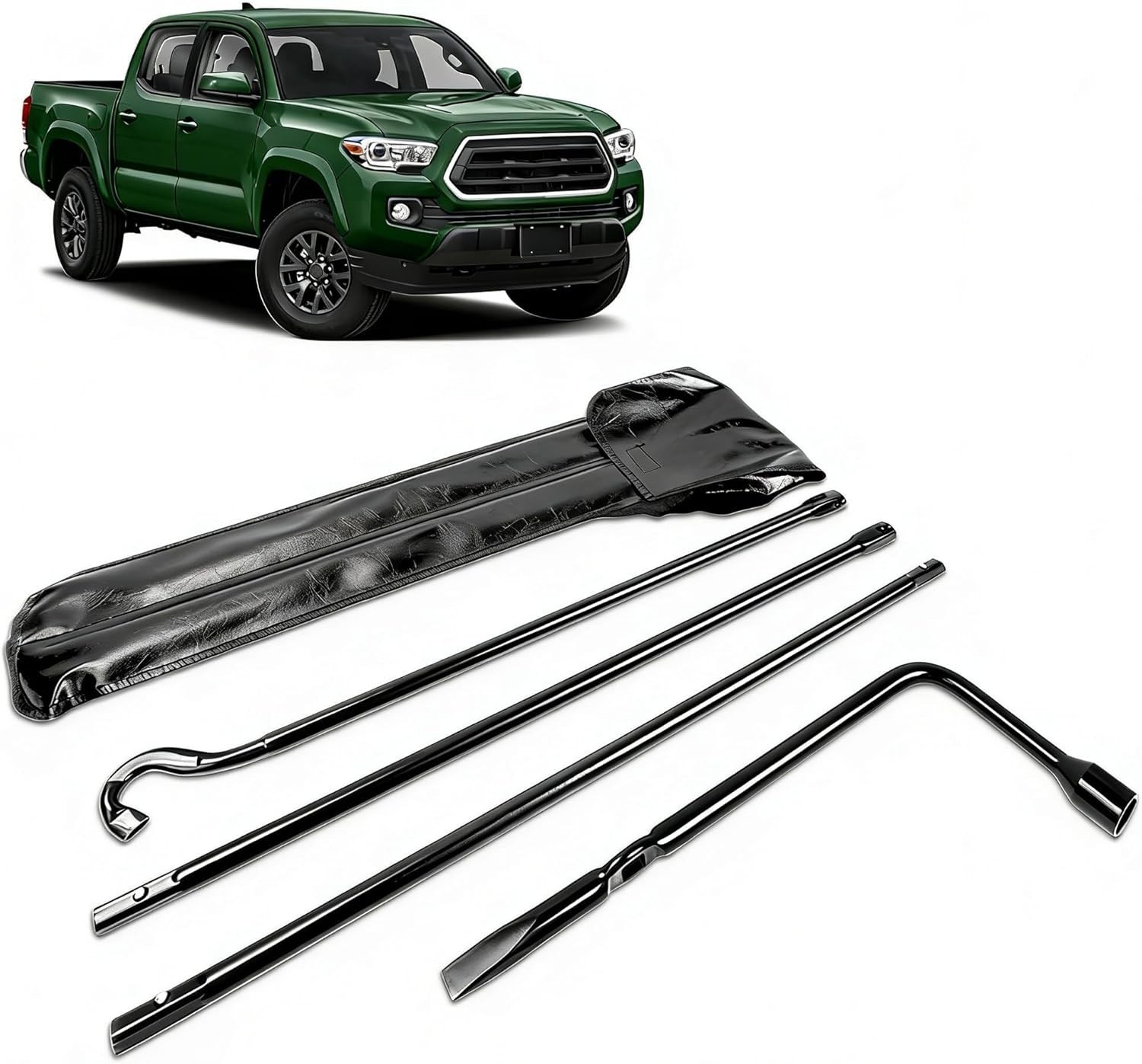 Heavy Duty Spare Tire Tool Kit Compatible Toyota Tacoma 2005-2022 OEM Replace