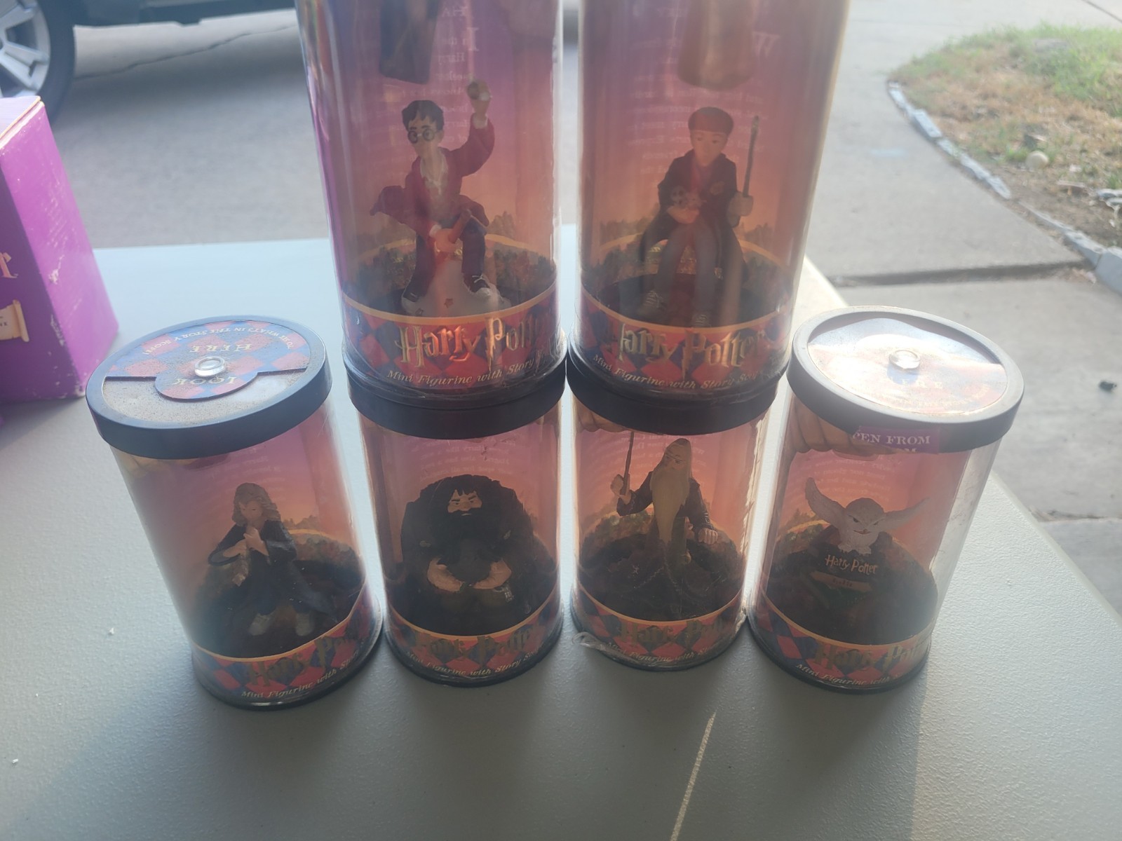 Vintage 2000 Enesco Harry Potter Mini Figurine with Story Scope - COMPLETE SET Vintage 2000 Enesco Harry Potter Mini Figurine with Story Scope - COMPLETE SET