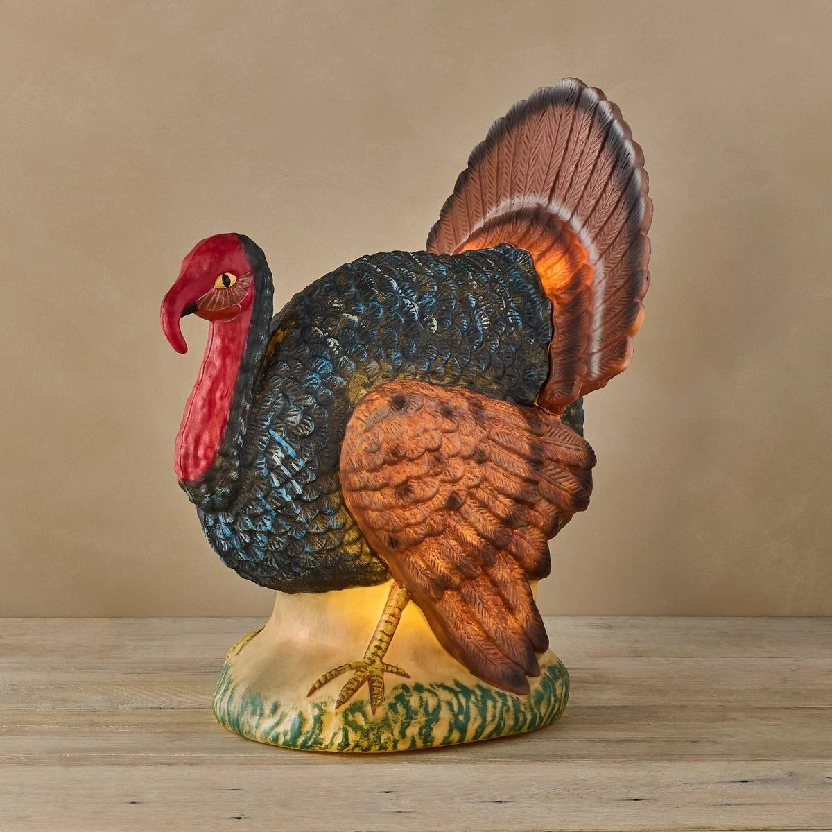 John Derian for Target 2025 Lighted Thanksgiving Turkey Blow Mold 17\
