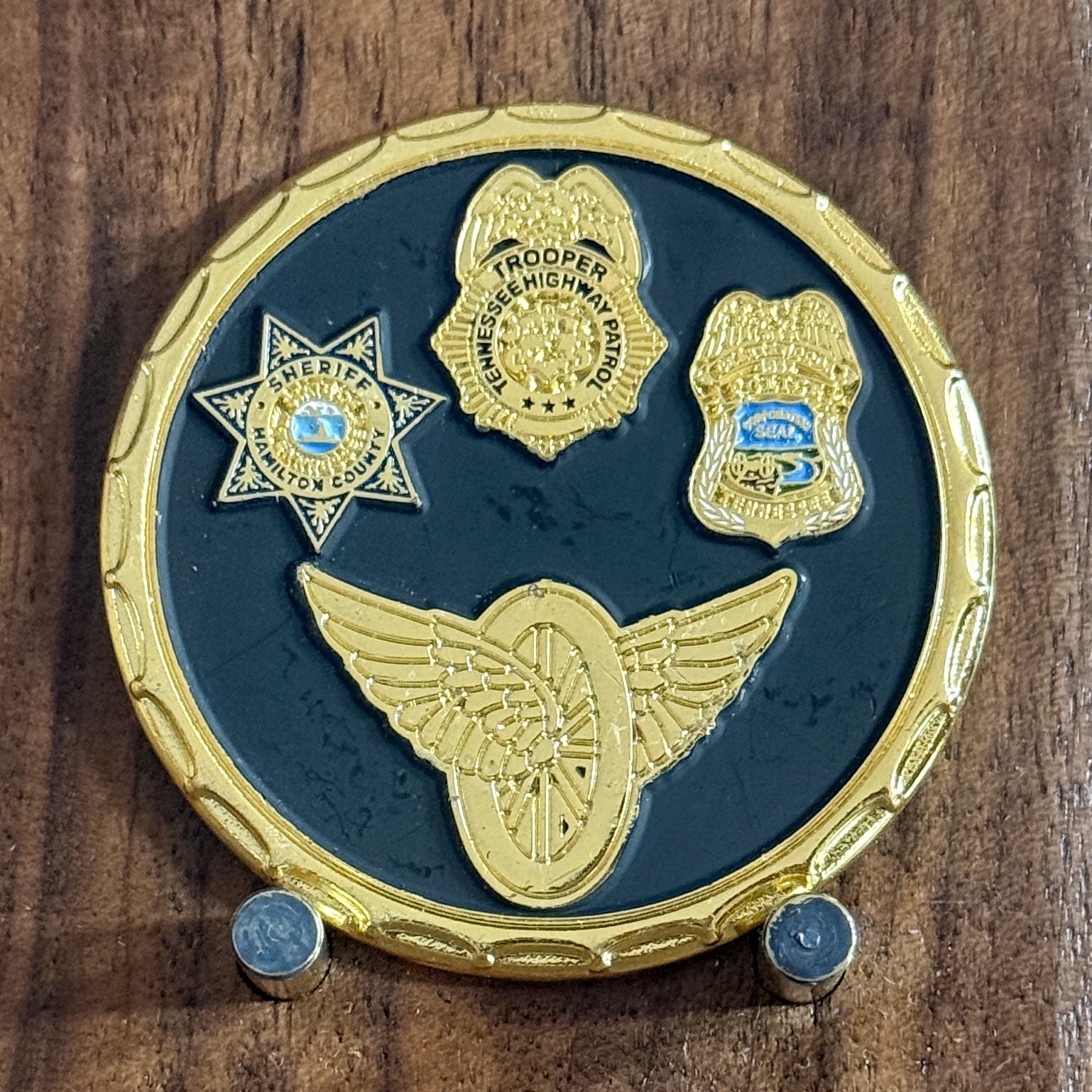 Chattanooga TN Joint Motor Squad Police Badge Design Challenge Coin  M#19