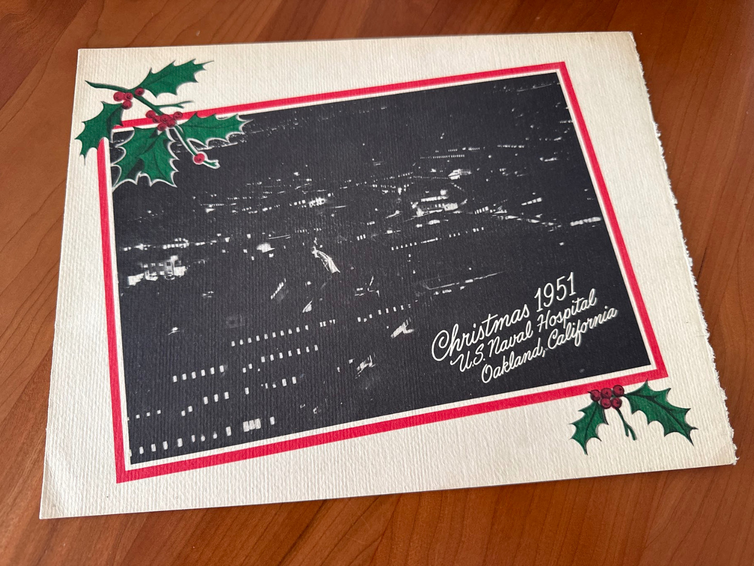 FREE SHIP December 25, 1951 US Naval Hospital Oakland California Christmas Menu FREE SHIP December 25, 1951 US Naval Hospital Oakland California Christmas Menu