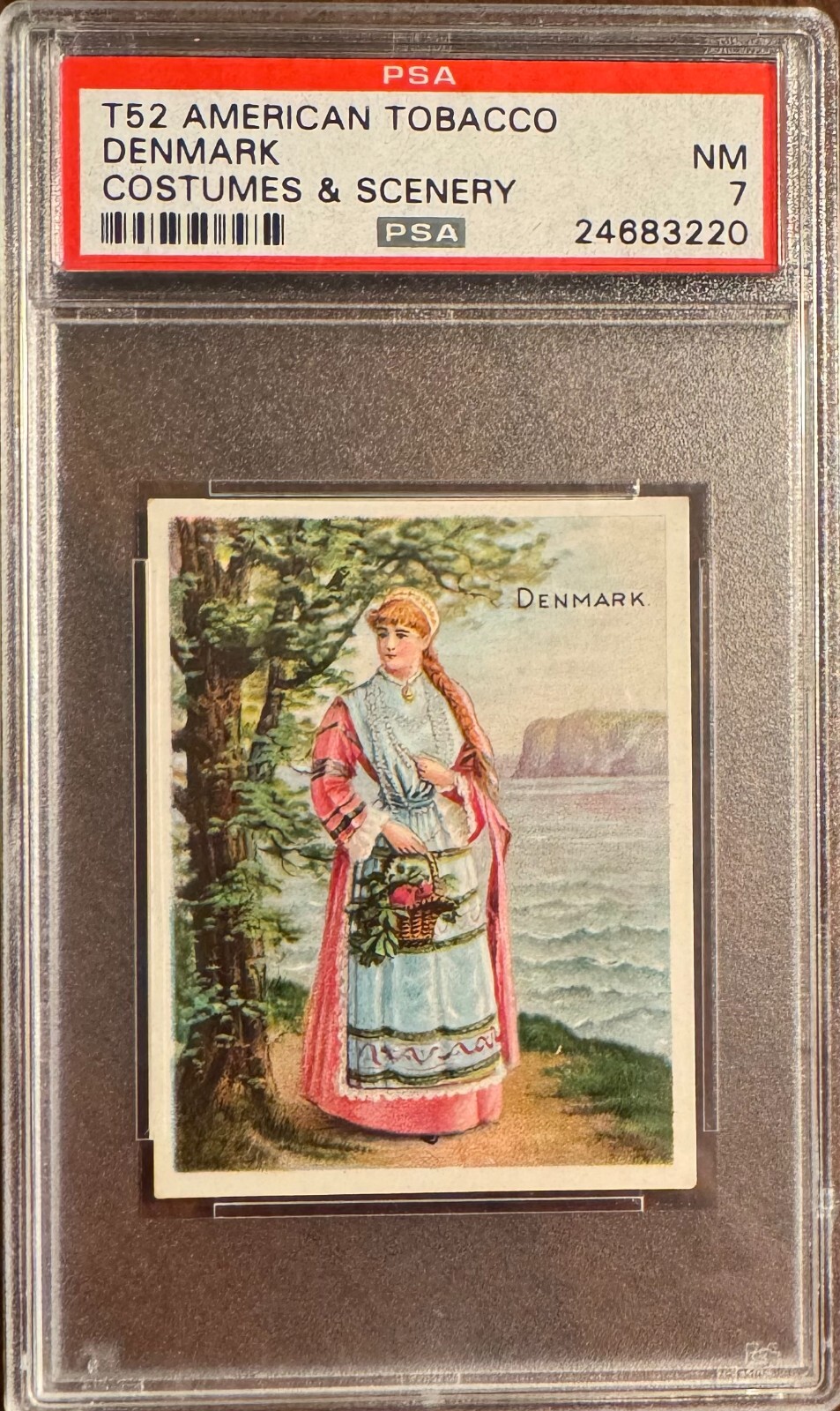 1912 T52 American Tobacco Costumes & Scenery DENMARK PSA 7 NM POP 1