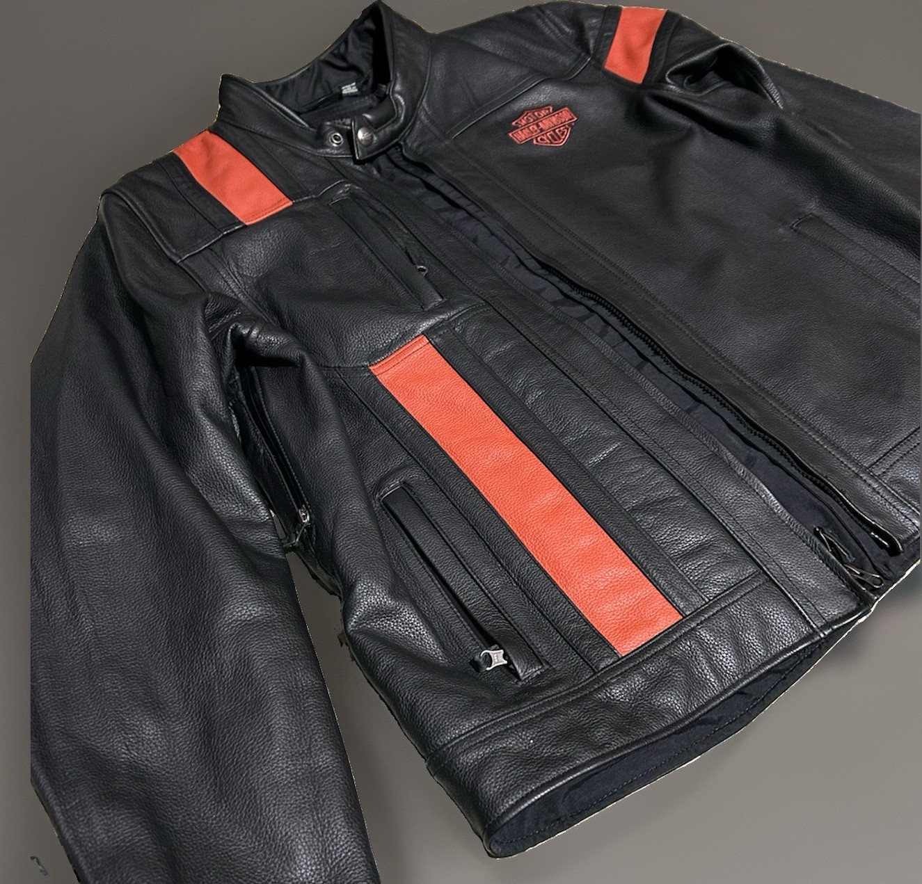 New Men\'s Harley-Davidson Hwy 100 Waterproof Leather Jacket  98000-22VM - XL