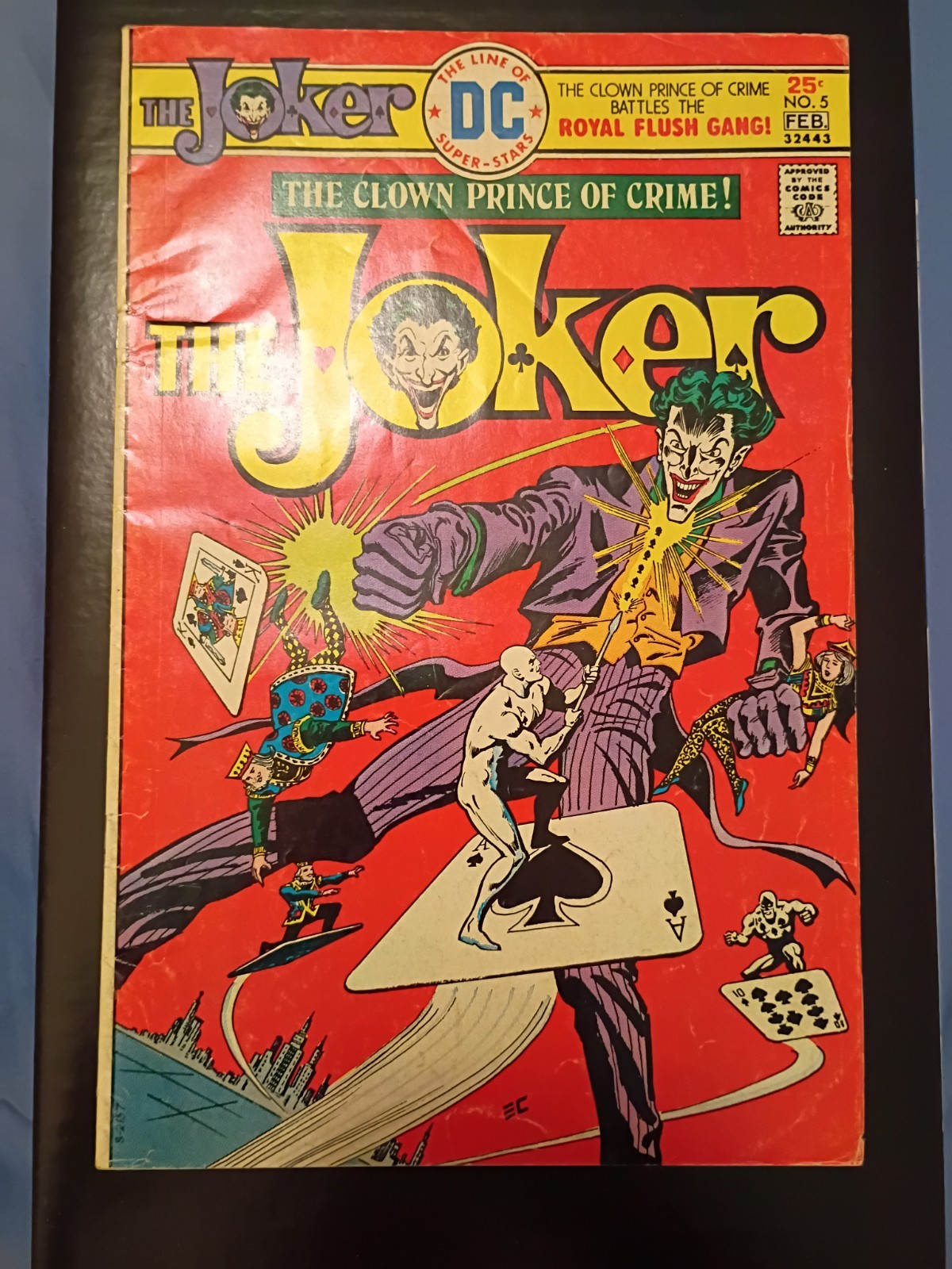 The Joker 5 1975 1st Ace Of Spades Bronze Age DC Gemini