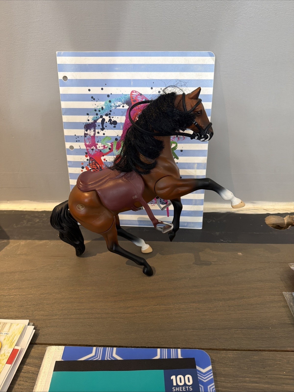 Vintage Grand Champions Horse  1996 Empire Industries GC with saddle and sounds
