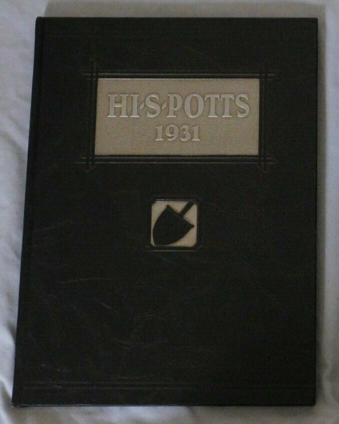 1931 Pottsville High School yearbook Pa