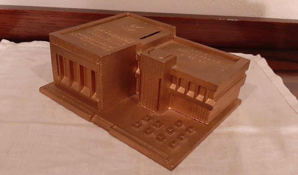 Gettysburg National Bank, PA. Souvenir Building Promotional Bank