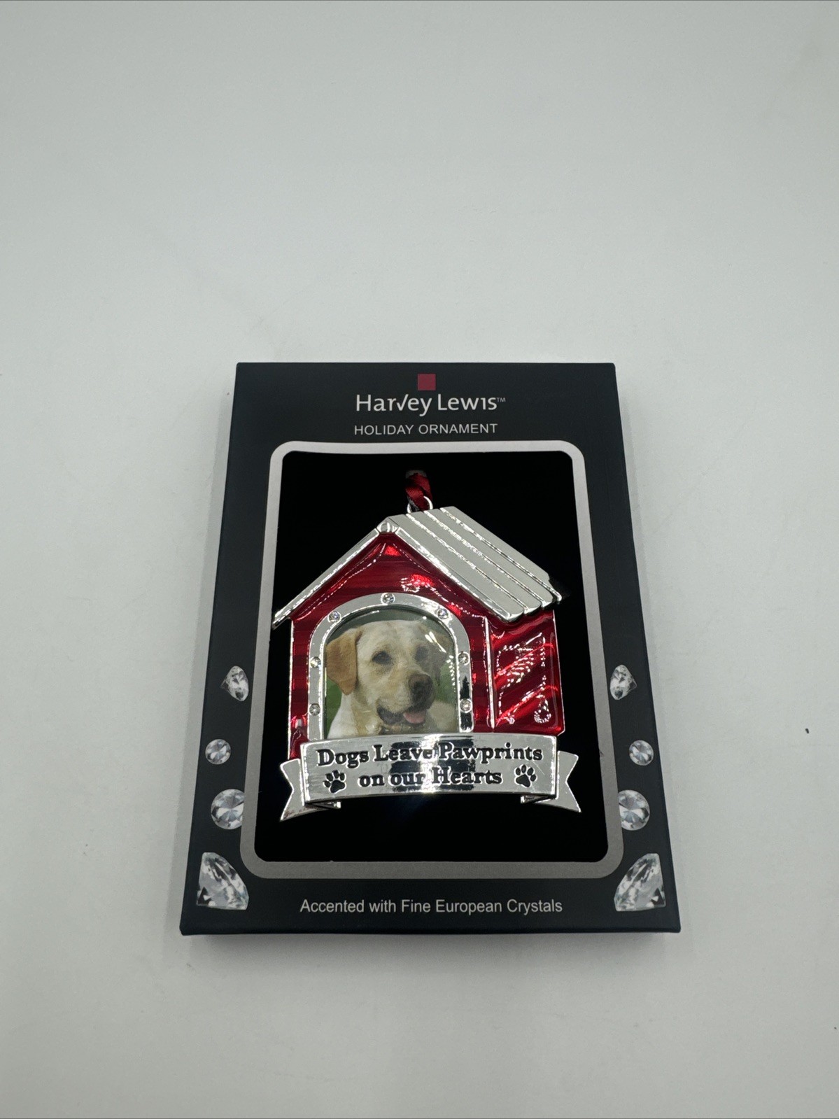 Harvey Lewis Holiday Dog House Ornament