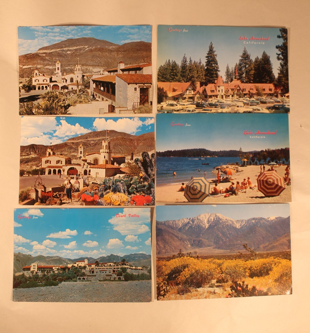 Lot of 6 Giant Postcards Death Valley - Unposted Oversize 9\